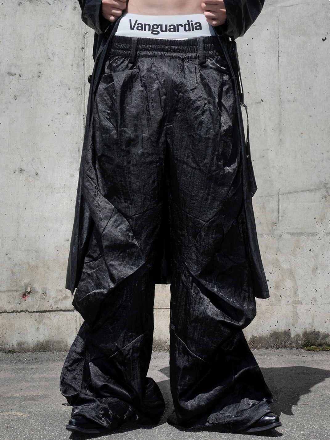 Vanguardia | Cascade Drape Nylon Loose Pants 3.0 - PSYLOS 1, Vanguardia | Cascade Drape Nylon Loose Pants 3.0, Men's Wear, Vanguardia, PSYLOS 1