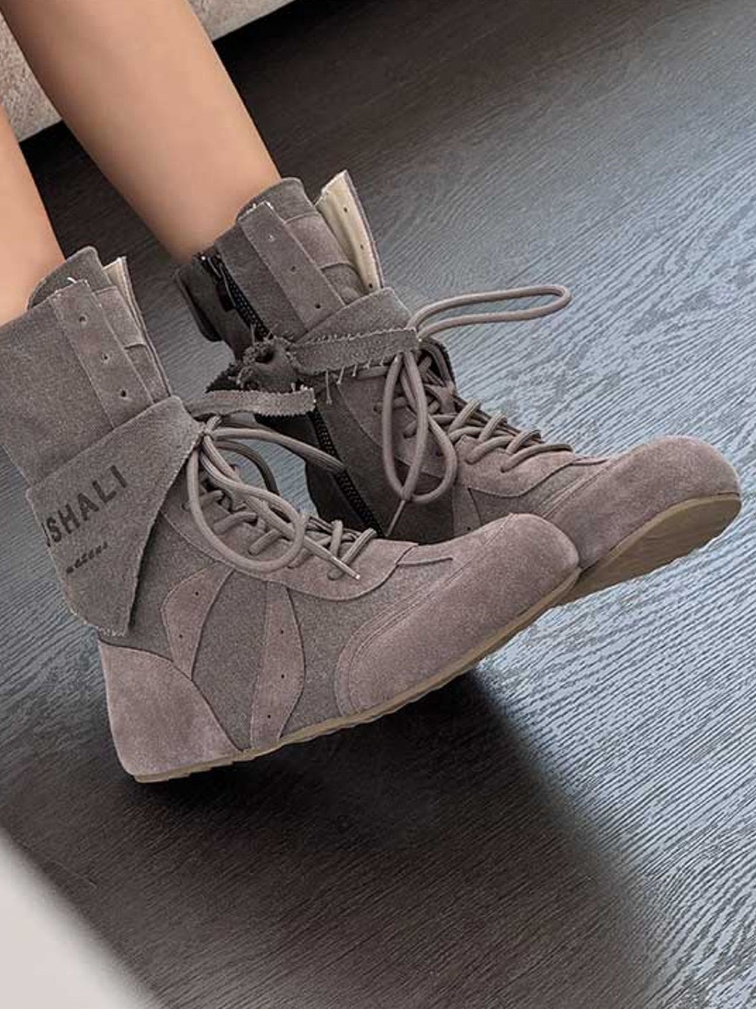 GSL | Hybrid Retro Boxing Trainer Boots With Kerchief - PSYLOS 1, GSL | Hybrid Retro Boxing Trainer Boots With Kerchief, Boots, GSL, PSYLOS 1