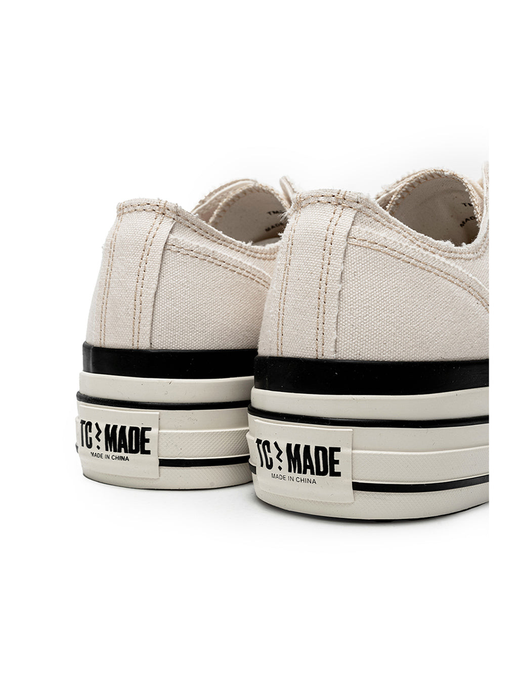 T/C MADE│016b Classic Jack Purcell Style Smiley-Toe Canvas Sneakers-White - PSYLOS 1, T/C MADE│016b Classic Jack Purcell Style Smiley-Toe Canvas Sneakers-White, Canvas Sneakers, T/C MADE, PSYLOS 1