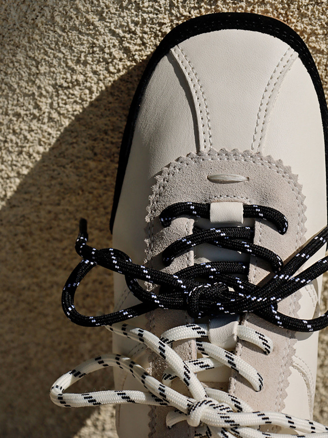 FAN ROMANCE│Ballet Style Retro Leather White Sneakers - PSYLOS 1, FAN ROMANCE│Ballet Style Retro Leather White Sneakers, Retro Trainers, FAN ROMANCE, PSYLOS 1