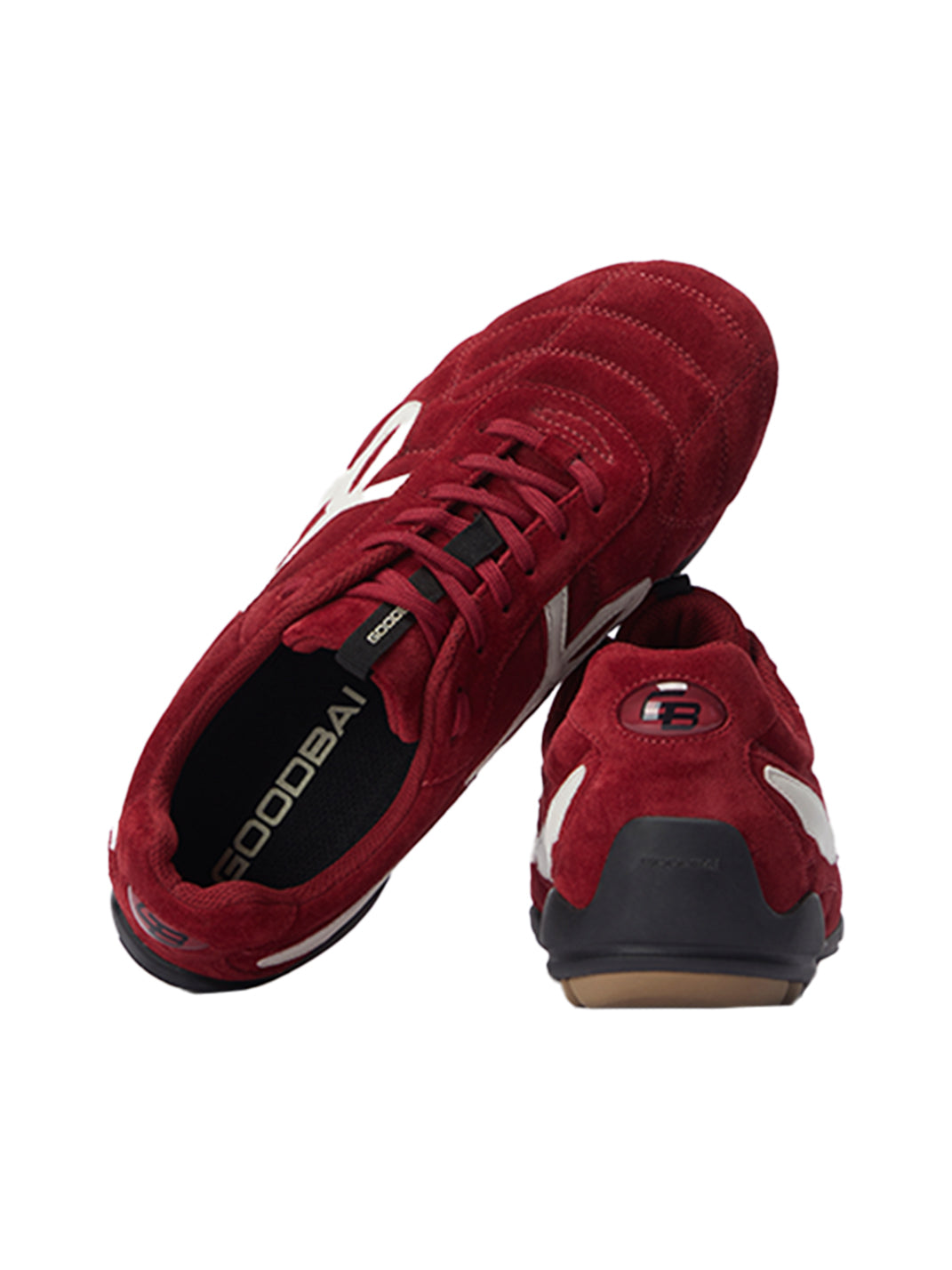 GOODBAI | Retro Velvet Soccer Football Flat Trainer-Red - PSYLOS 1, GOODBAI | Retro Velvet Soccer Football Flat Trainer-Red, Retro Trainers, GOODBAI, PSYLOS 1