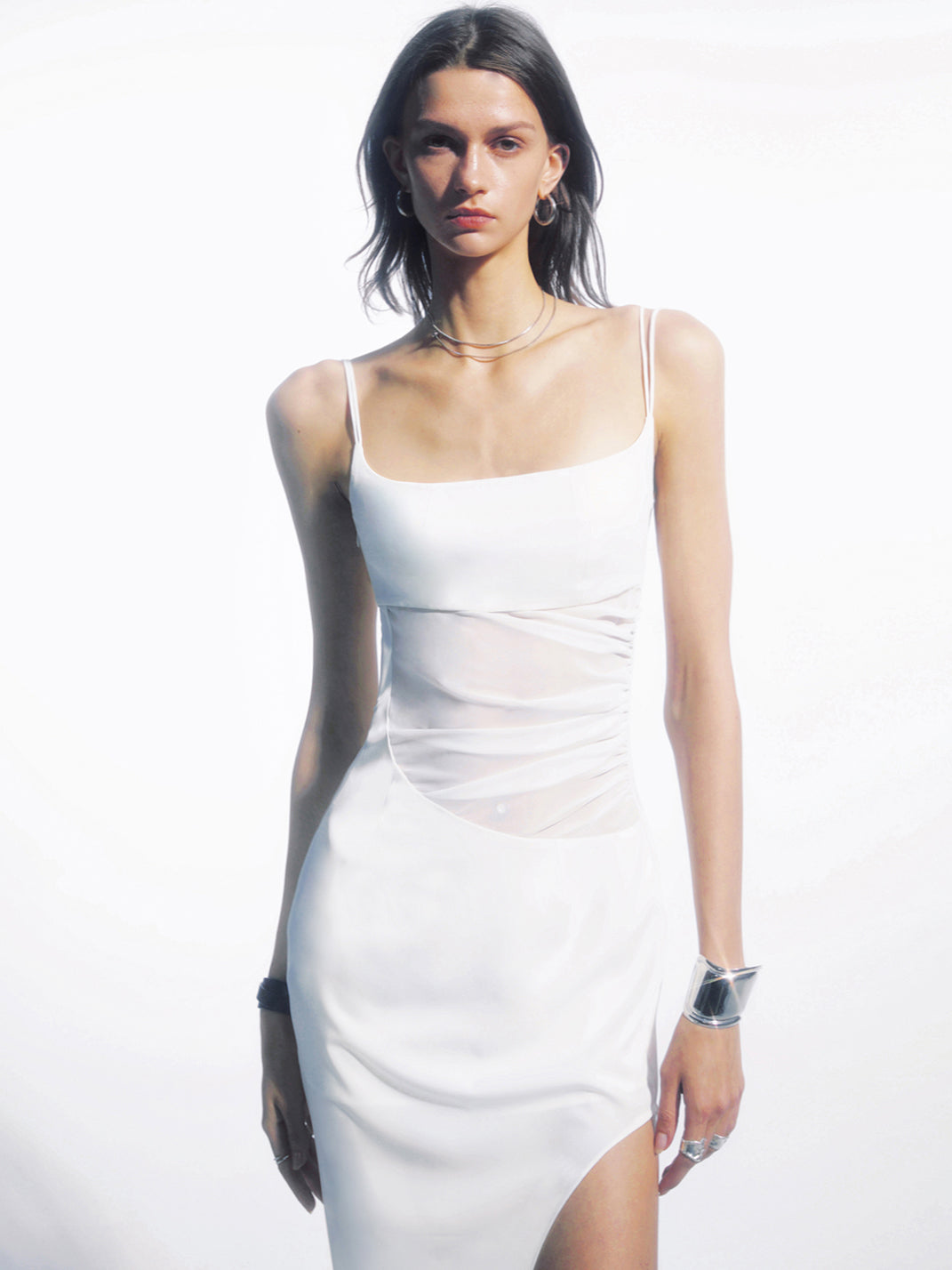 COMMONCE.NET | "Oblique Silhouette No. 2" Asymmetrical Dress - PSYLOS 1, COMMONCE.NET | "Oblique Silhouette No. 2" Asymmetrical Dress, Women's Wear, COMMONCE.NET•JAPAN, PSYLOS 1