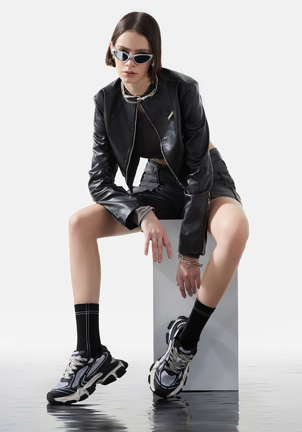 CHERYKALLY | Chunky White Canvas Sneakers  - PSYLOS 1, CHERYKALLY | Chunky White Canvas Sneakers , Chunky Sneakers, CHERYKALLY, PSYLOS 1