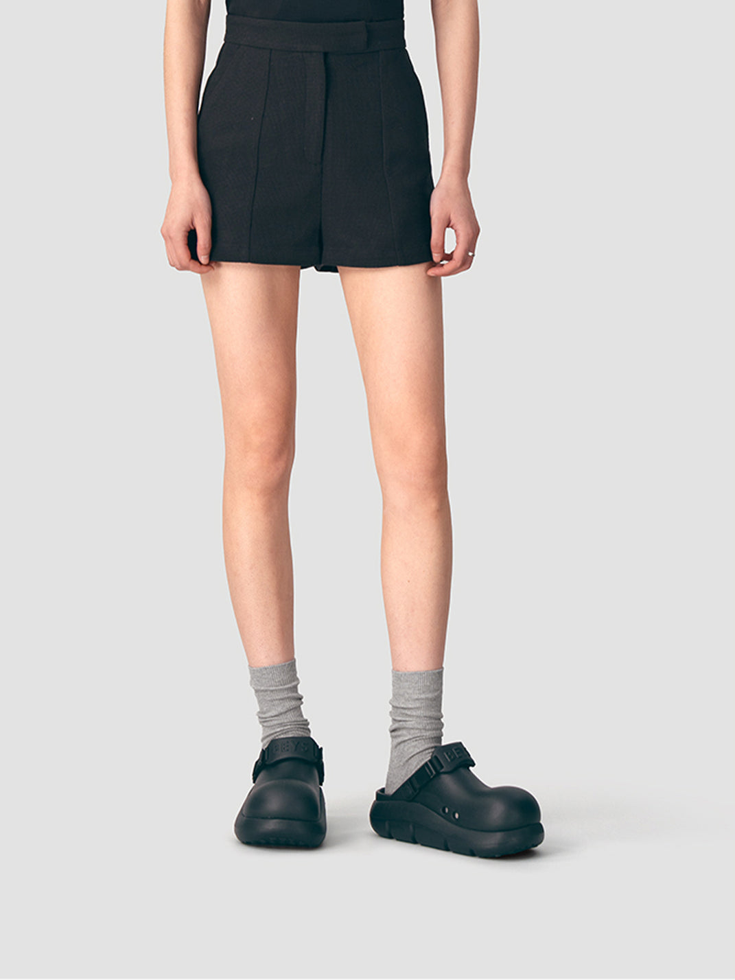 BEYS | Chunky Sole Summer Clog Sandals with Cut-Out Design-Black - PSYLOS 1, BEYS | Chunky Sole Summer Clog Sandals with Cut-Out Design-Black, Sandals, BEYS, PSYLOS 1