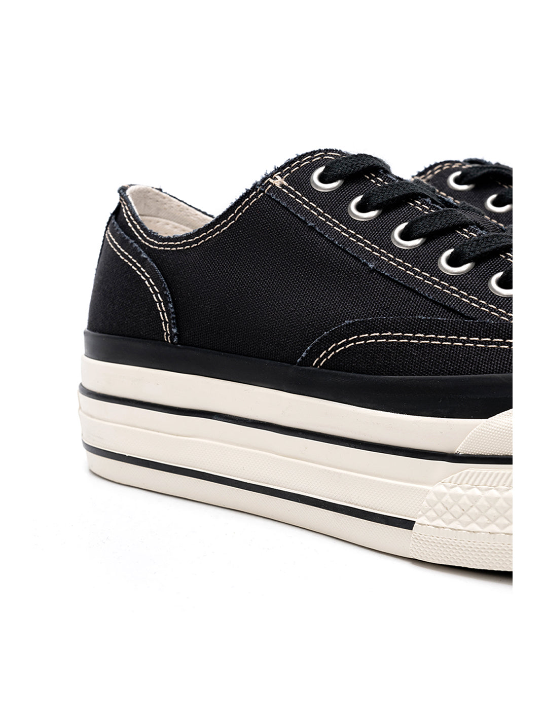 T/C MADE│016b Classic Jack Purcell Style Smiley-Toe Canvas Sneakers-Black - PSYLOS 1, T/C MADE│016b Classic Jack Purcell Style Smiley-Toe Canvas Sneakers-Black, Canvas Sneakers, T/C MADE, PSYLOS 1