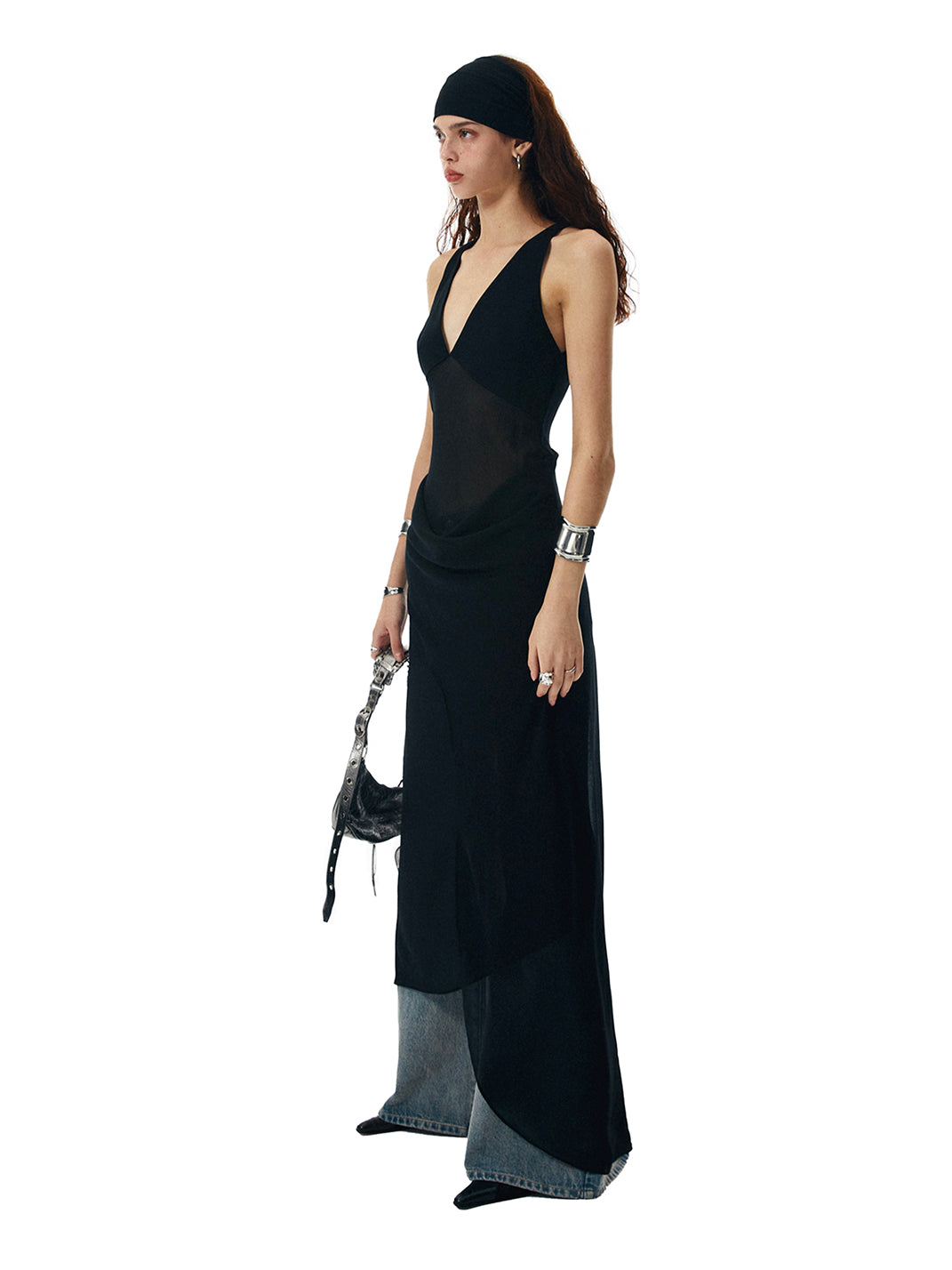 COMMONCE.NET | "Nexus Veil Silhouette No. 3" Backless Dress - PSYLOS 1, COMMONCE.NET | "Nexus Veil Silhouette No. 3" Backless Dress, Women's Wear, COMMONCE.NET•JAPAN, PSYLOS 1