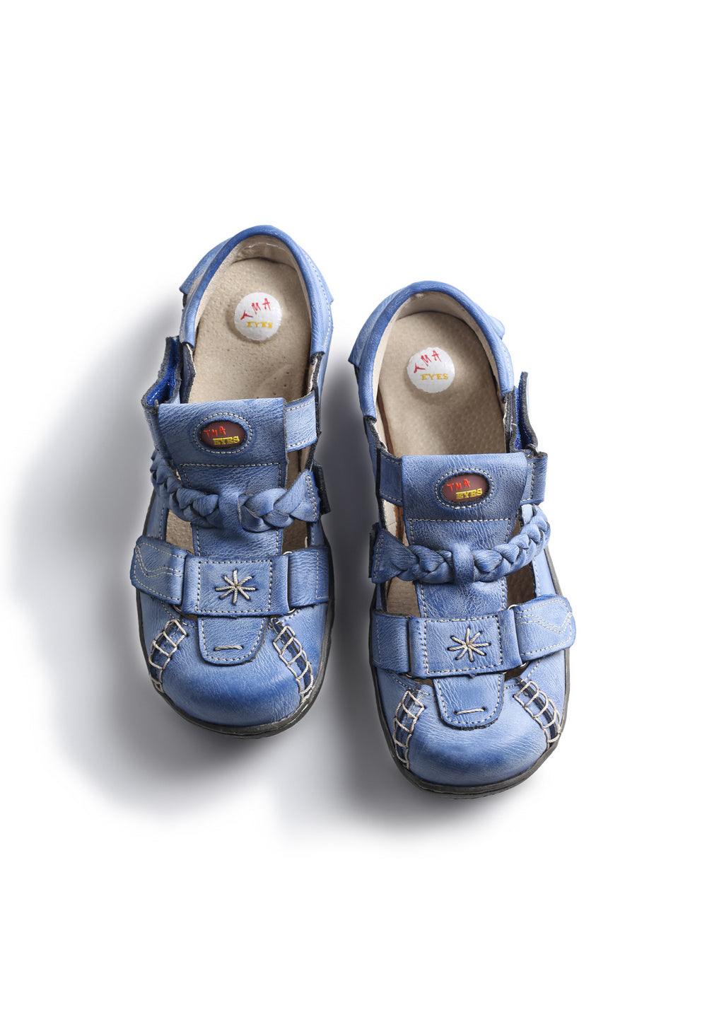 TMA EYES | Vintage French Hollow Out Sandals-Blue&Black - PSYLOS 1, TMA EYES | Vintage French Hollow Out Sandals-Blue&Black, Sandals, TMA EYES, PSYLOS 1