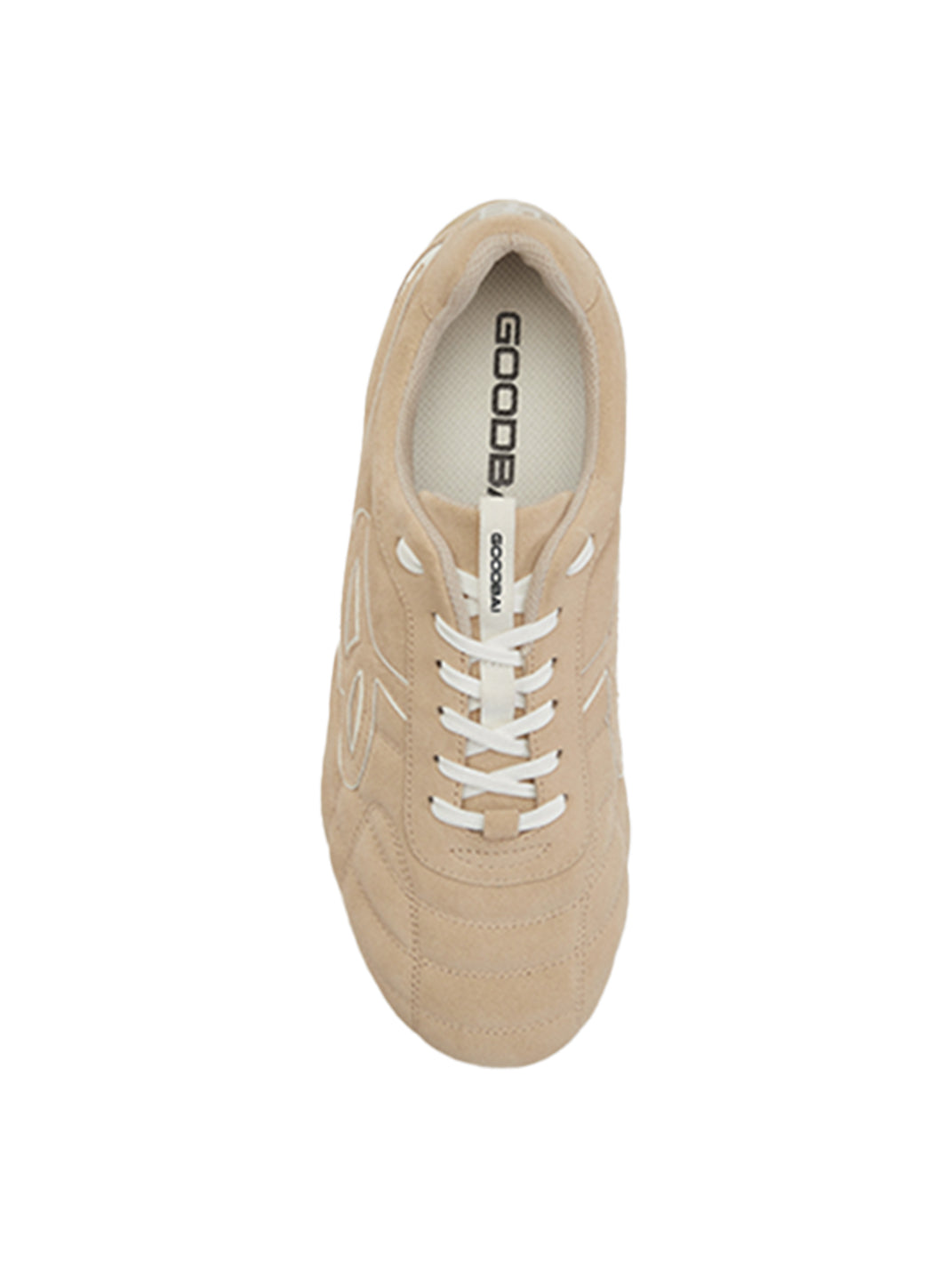 GOODBAI | Retro Velvet Soccer Football Flat Trainer-Beige - PSYLOS 1, GOODBAI | Retro Velvet Soccer Football Flat Trainer-Beige, Retro Trainers, GOODBAI, PSYLOS 1