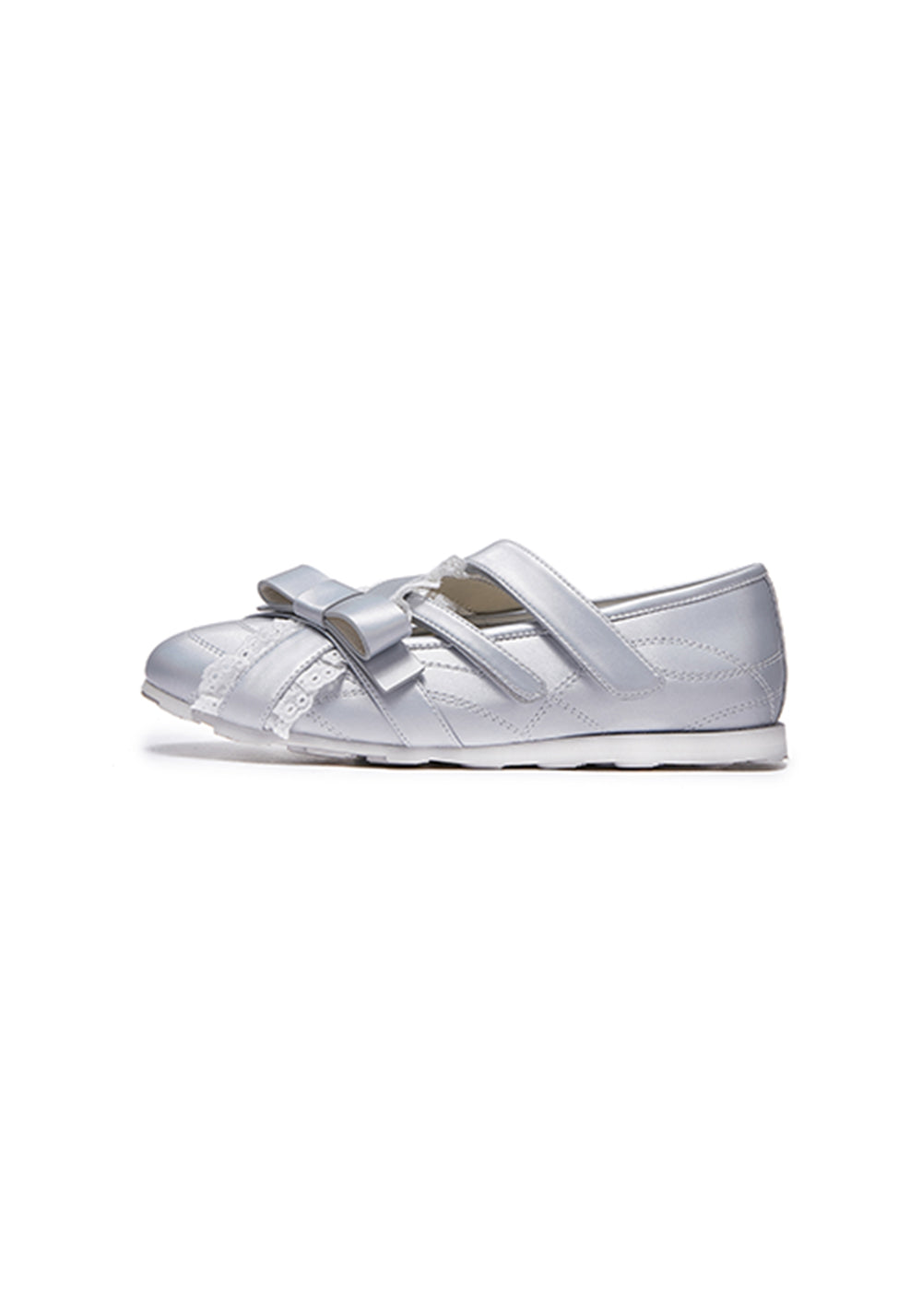 LeStream | Silver Mary Jane Flats  - PSYLOS 1, LeStream | Silver Mary Jane Flats , Retro Trainers, LeStream, PSYLOS 1