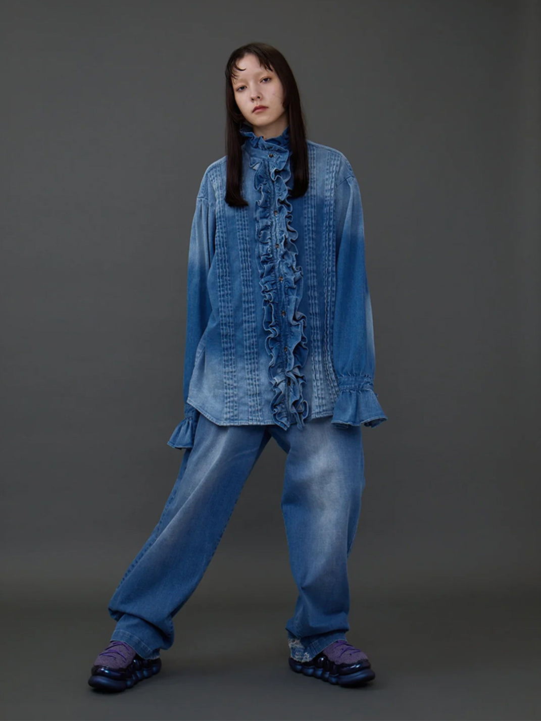 Breathable Mesh Slip-On Platform Sneakers-Purple - PSYLOS 1, Breathable Mesh Slip-On Platform Sneakers-Purple, Athleisure shoes, MIKIOSAKABE, PSYLOS 1