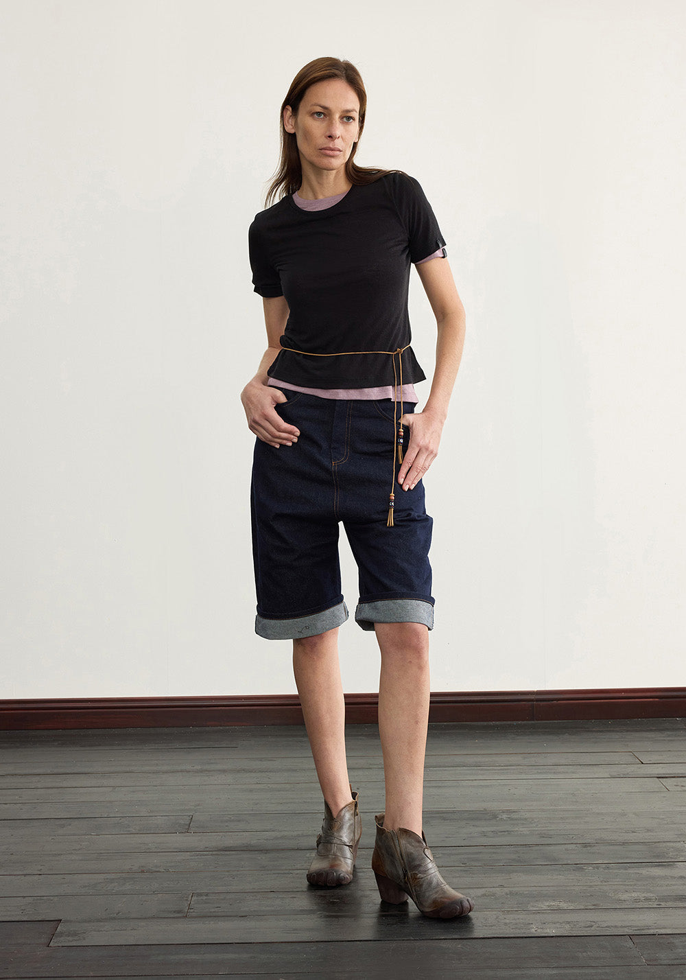 NyDkyel丨Lightweight Knit Tee - Dropped Shoulder Fit-Black - PSYLOS 1, NyDkyel丨Lightweight Knit Tee - Dropped Shoulder Fit-Black, Shirts, NyDkyel, PSYLOS 1