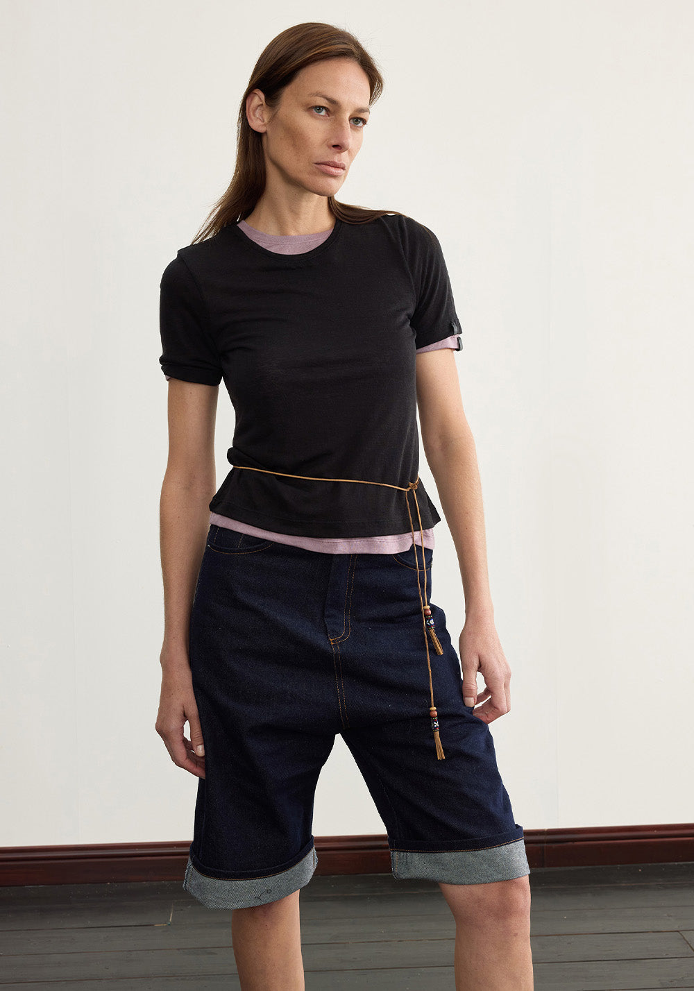 NyDkyel丨Lightweight Knit Tee - Dropped Shoulder Fit-Black - PSYLOS 1, NyDkyel丨Lightweight Knit Tee - Dropped Shoulder Fit-Black, Shirts, NyDkyel, PSYLOS 1