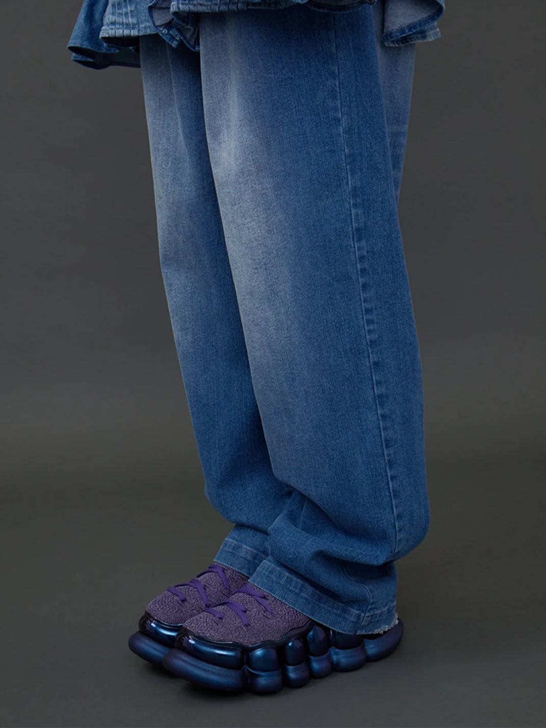 Breathable Mesh Slip-On Platform Sneakers-Purple - PSYLOS 1, Breathable Mesh Slip-On Platform Sneakers-Purple, Athleisure shoes, MIKIOSAKABE, PSYLOS 1