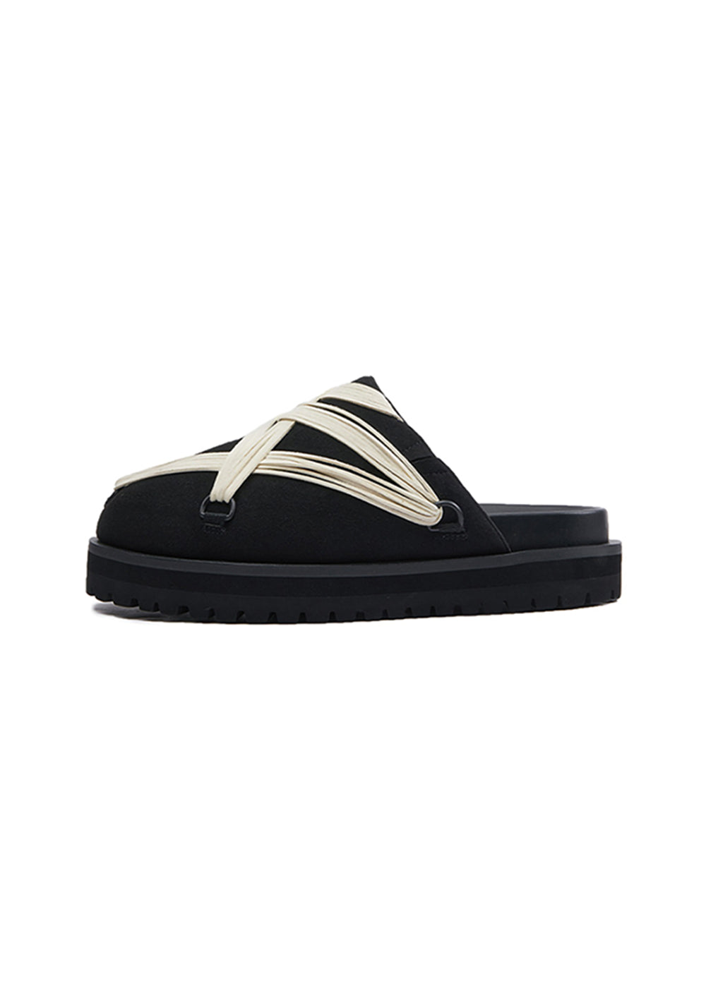 LeStream | Black Strapped Platform Slides  - PSYLOS 1, LeStream | Black Strapped Platform Slides , Sandals, LeStream, PSYLOS 1