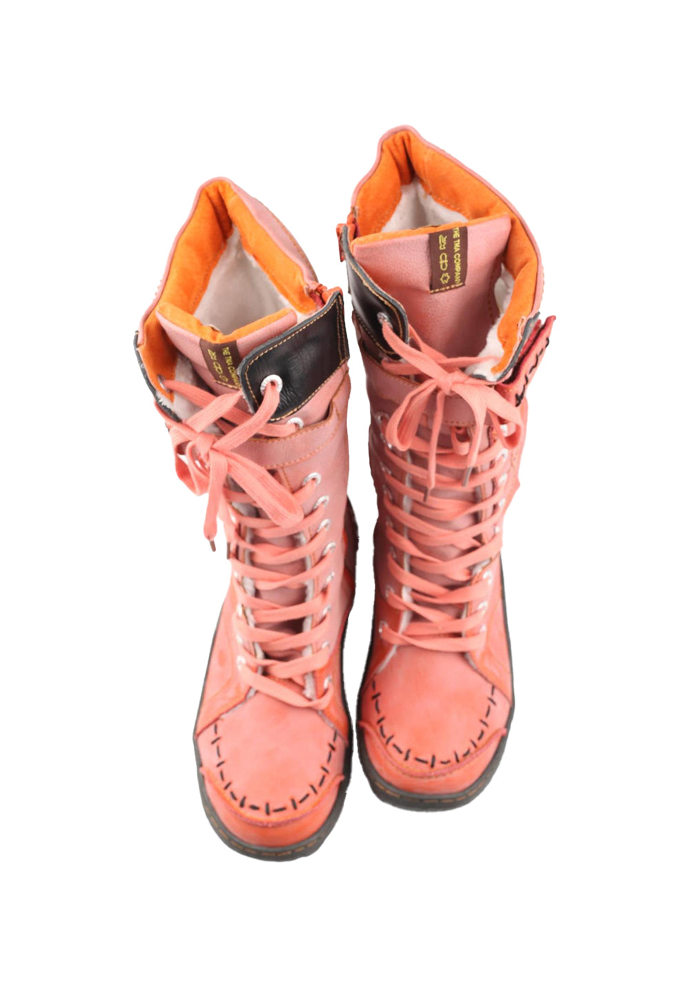 TMA EYES | Washed PU Y2K Style Snow Boots - fleece lined - PSYLOS 1, TMA EYES | Washed PU Y2K Style Snow Boots - fleece lined, Boots, TMA EYES, PSYLOS 1