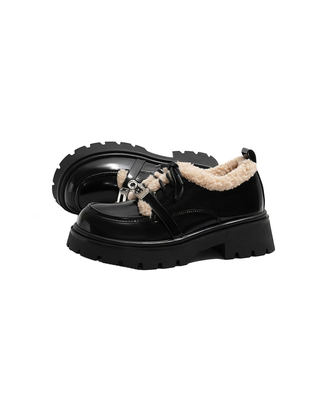 OLDMEOW | Cozy Fleece Lined Winter Shoes Black / US 4.5 MEN / US 6 WOMEN = IT 36 OLDMEOW | Cozy Fleece Lined Winter Shoes Black / US 4.5 MEN / US 6 WOMEN = IT 36