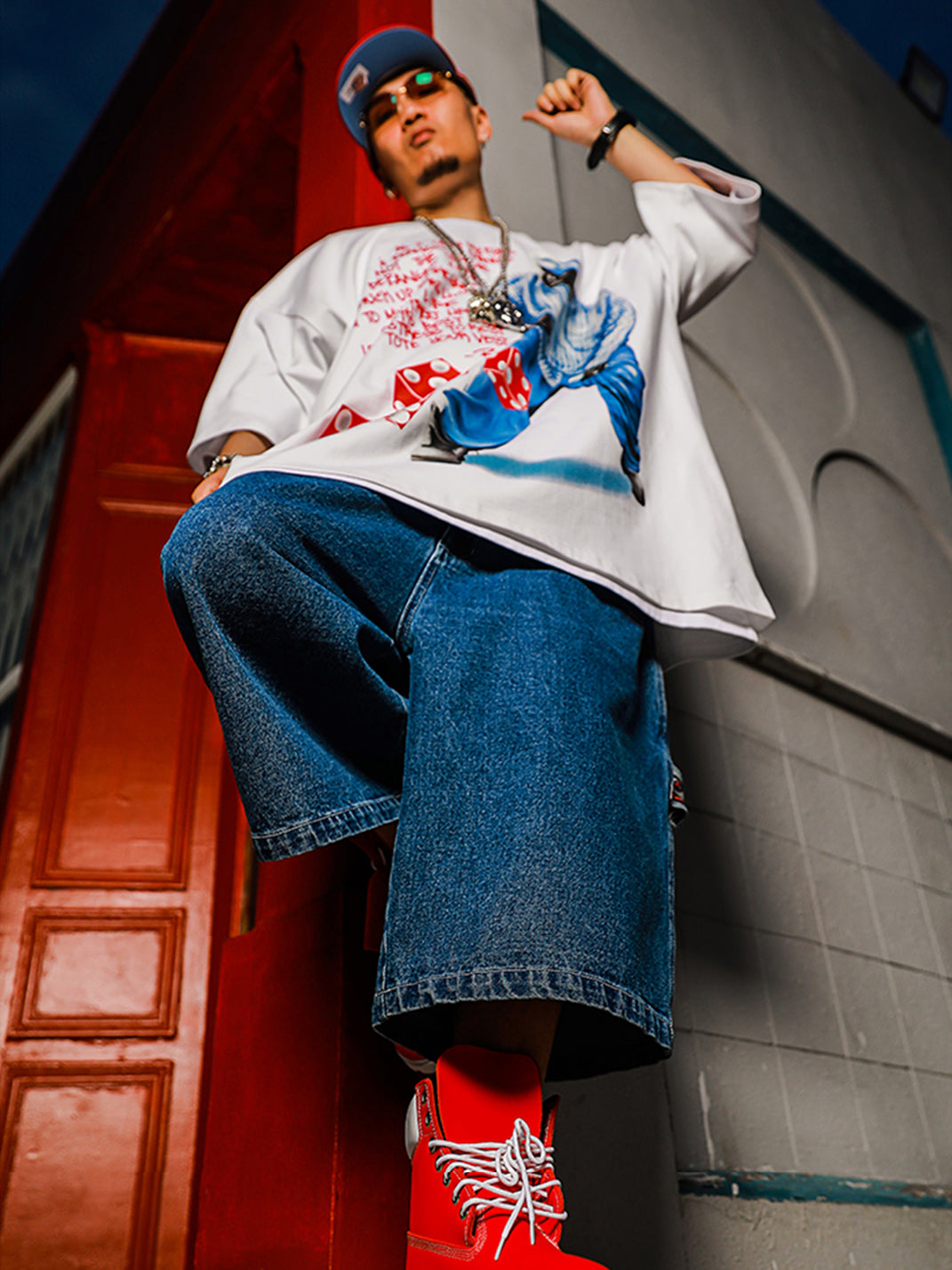 ACUSA | "BIGGIE" Loose Fit Cotton Tee - PSYLOS 1, ACUSA | "BIGGIE" Loose Fit Cotton Tee, Tops, ACUSA, PSYLOS 1