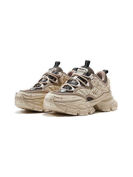 OGR | “Space Mecha” Chunky Sneaker-Beige - PSYLOS 1, OGR | “Space Mecha” Chunky Sneaker-Beige, Chunky Sneakers, OGR, PSYLOS 1