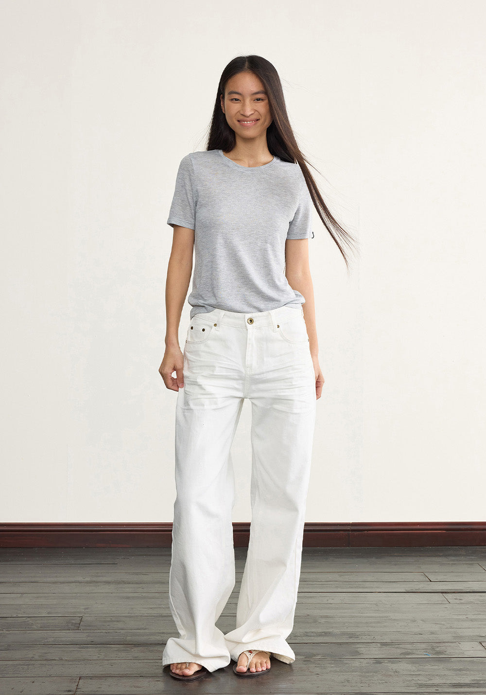 NyDkyel丨Lightweight Knit Tee - Dropped Shoulder Fit-Gray - PSYLOS 1, NyDkyel丨Lightweight Knit Tee - Dropped Shoulder Fit-Gray, Shirts, NyDkyel, PSYLOS 1