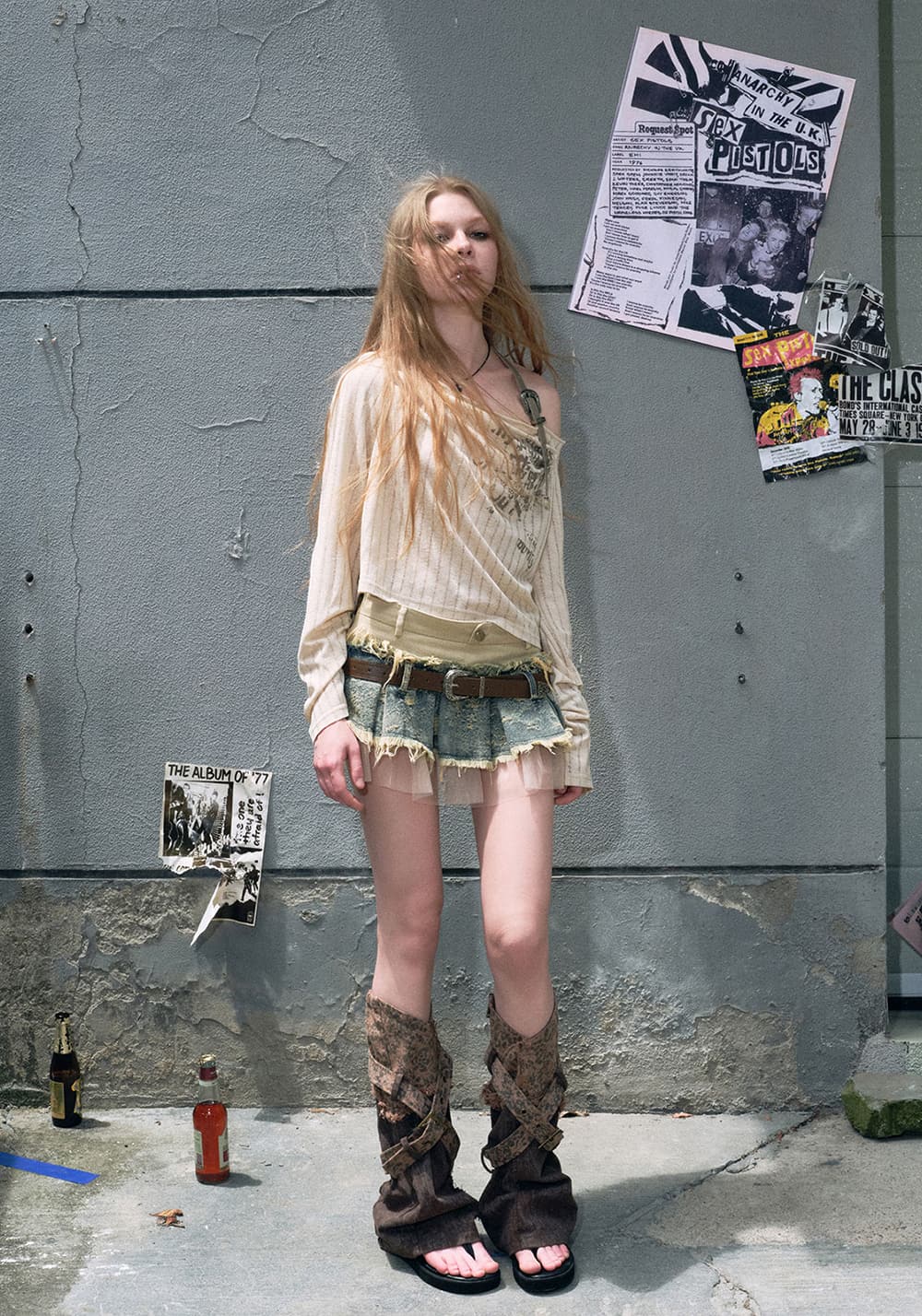 CestNous｜2024SS Club Escape Pleated Skirt - PSYLOS 1, CestNous｜2024SS Club Escape Pleated Skirt, Skirt, CestNous, PSYLOS 1