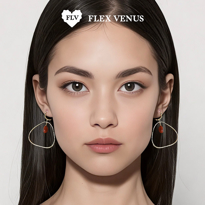 FLV Rabbit Charm Drop Earrings