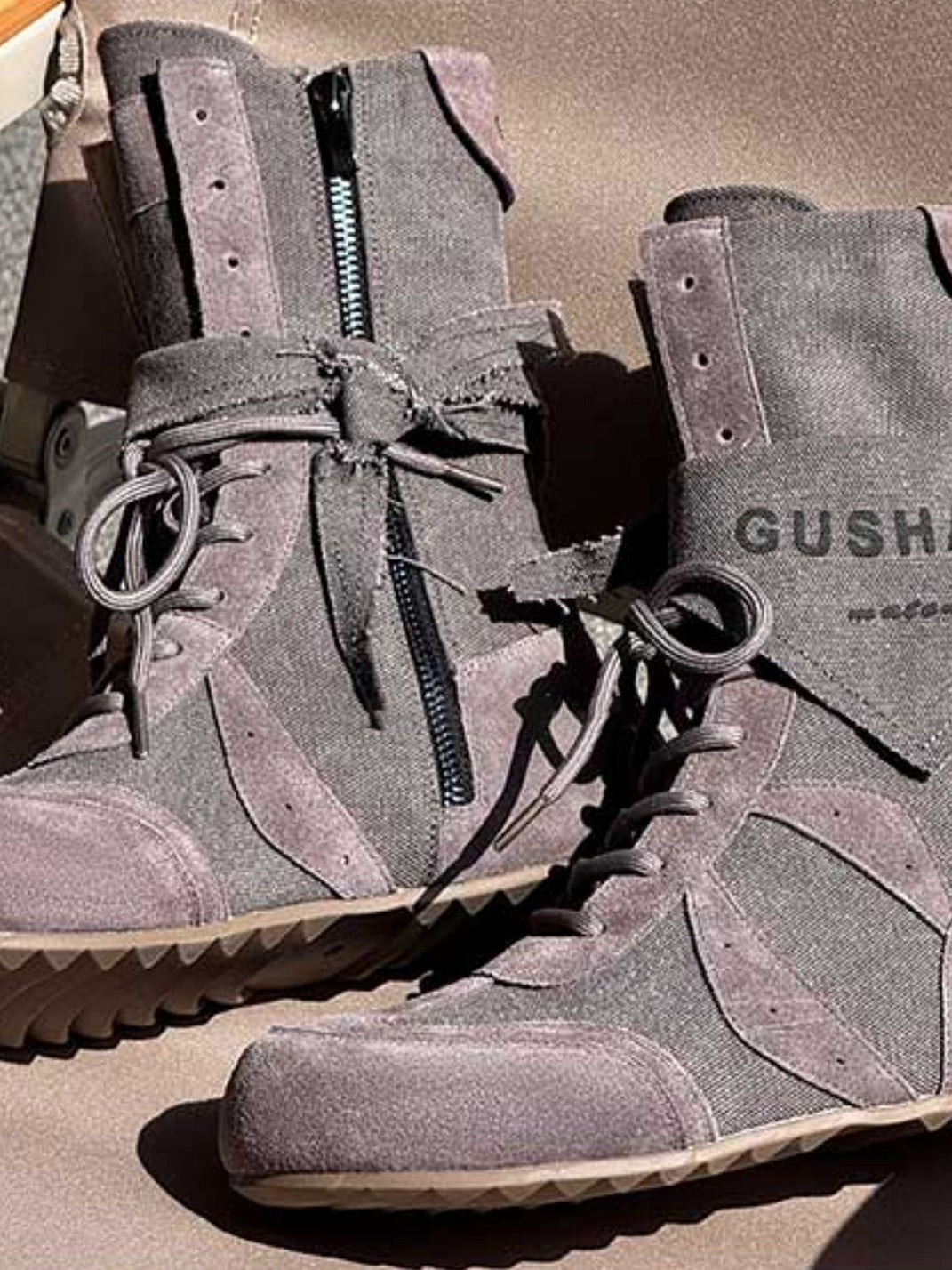 GSL | Hybrid Retro Boxing Trainer Boots With Kerchief - PSYLOS 1, GSL | Hybrid Retro Boxing Trainer Boots With Kerchief, Boots, GSL, PSYLOS 1