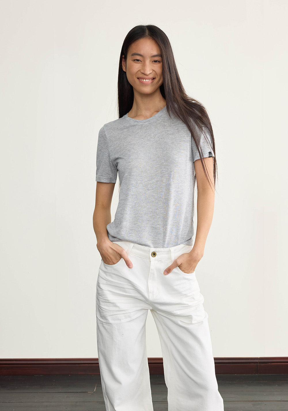 NyDkyel丨Lightweight Knit Tee - Dropped Shoulder Fit-Gray - PSYLOS 1, NyDkyel丨Lightweight Knit Tee - Dropped Shoulder Fit-Gray, Shirts, NyDkyel, PSYLOS 1