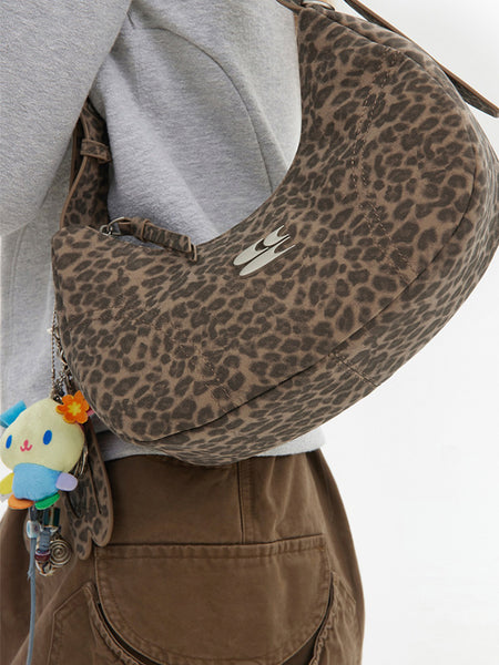 CryingCenter | Leopard Faux Fur Shoulder Handbag - PSYLOS 1, CryingCenter | Leopard Faux Fur Shoulder Handbag, Bag, CryingCenter•JAPAN, PSYLOS 1
