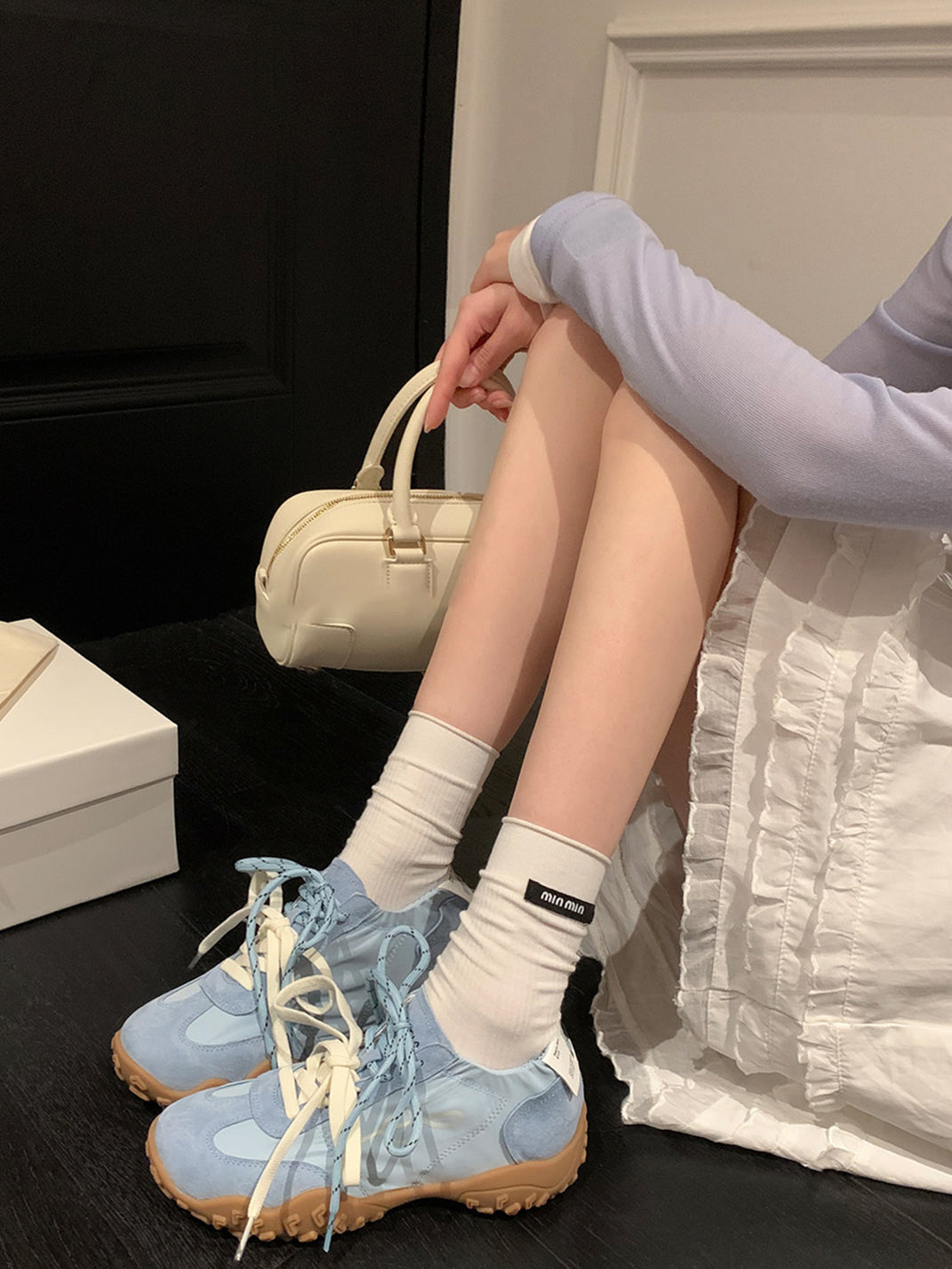 UNCLEWEN | Slip-On Double Laced Trainer With Removable Heightening Insole-Blue - PSYLOS 1, UNCLEWEN | Slip-On Double Laced Trainer With Removable Heightening Insole-Blue, Women's Shoes, UNCLEWEN, PSYLOS 1