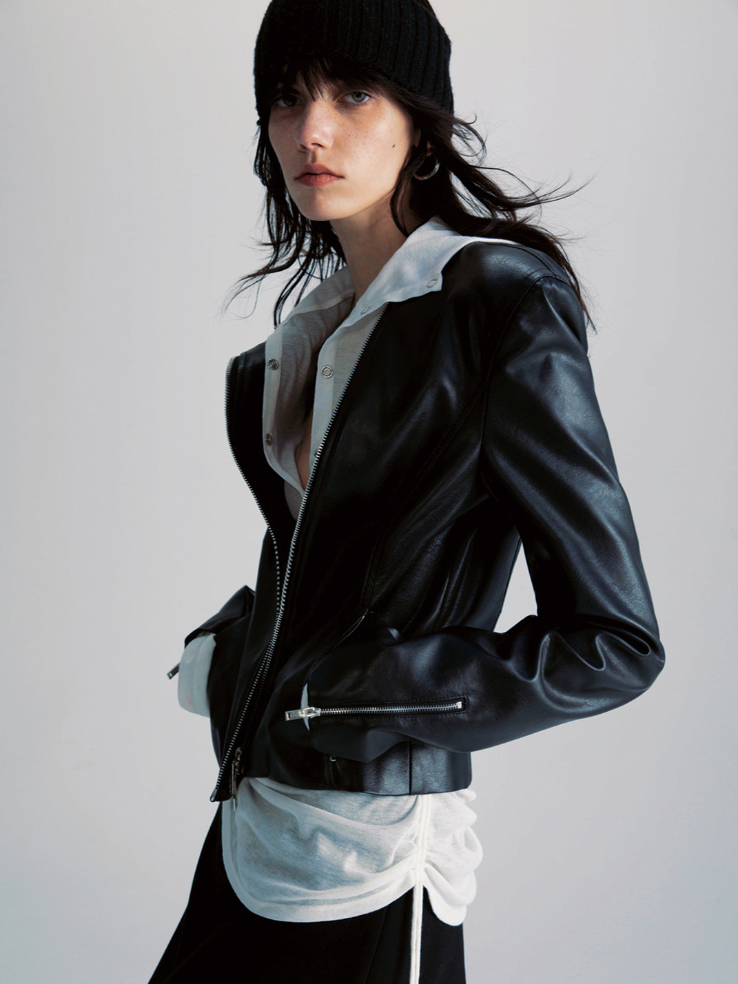 COMMONCE.NET | "Lucid Rider Silhouette No. 1" Asymmetrical Zipper Jacket - PSYLOS 1, COMMONCE.NET | "Lucid Rider Silhouette No. 1" Asymmetrical Zipper Jacket, Women's Wear, COMMONCE.NET•JAPAN, PSYLOS 1