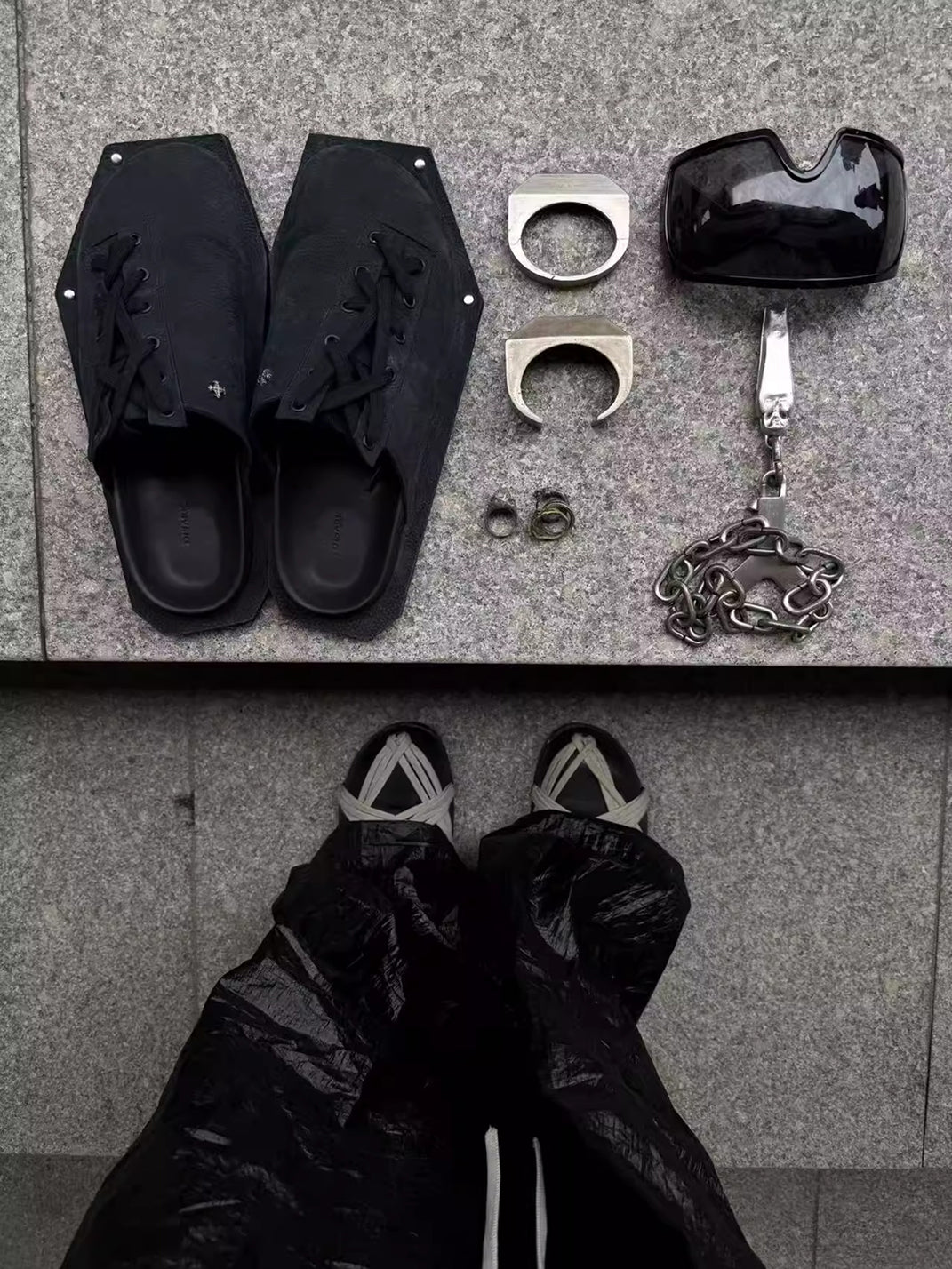 Disark│Distressed Leather Coffin Sole Birkenstock-Style Sandals - PSYLOS 1, Disark│Distressed Leather Coffin Sole Birkenstock-Style Sandals, Sandals, Disark, PSYLOS 1