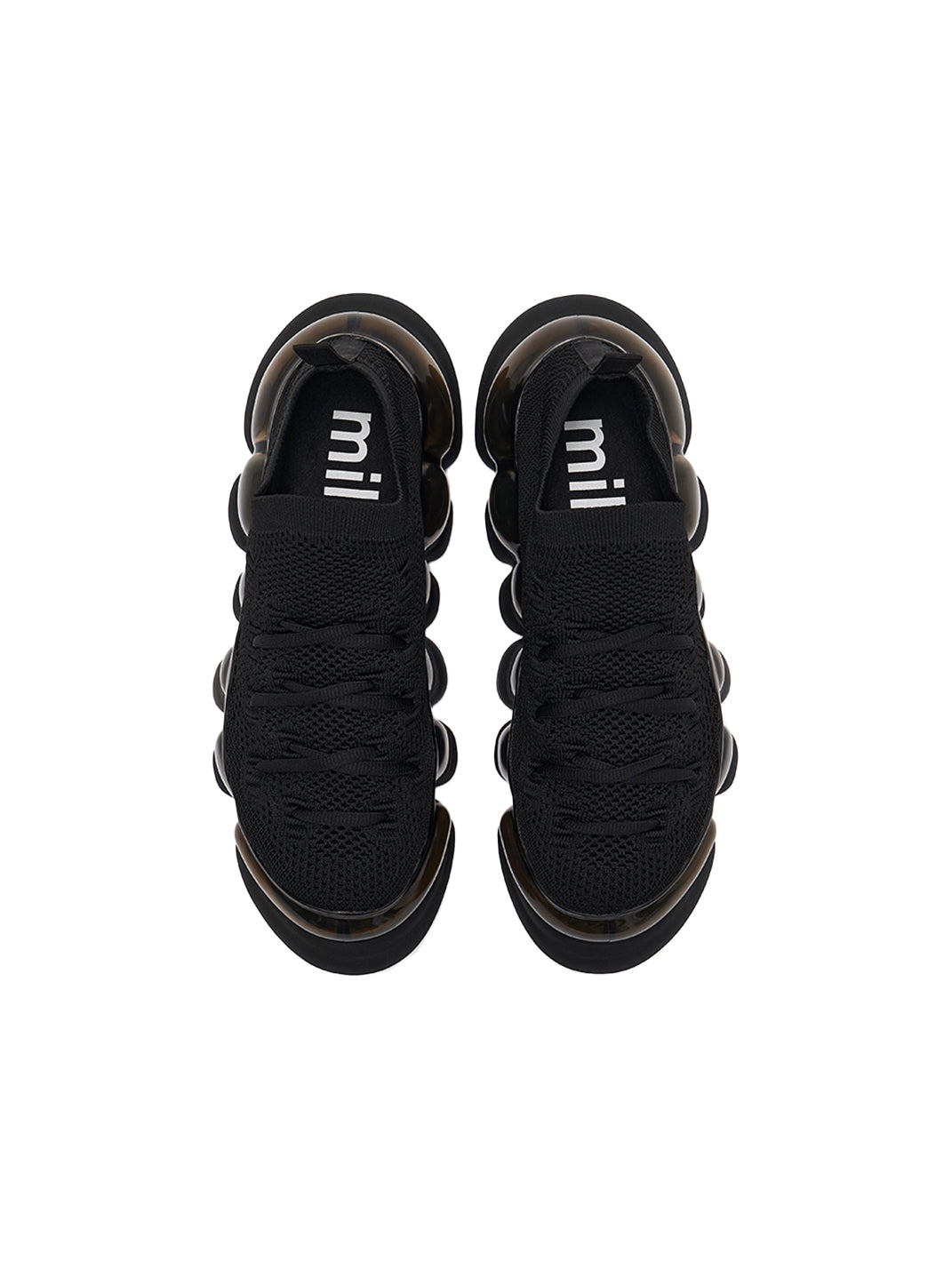 Breathable Mesh Slip-On Platform Sneakers-Black - PSYLOS 1, Breathable Mesh Slip-On Platform Sneakers-Black, Mary Jane shoes, MIKIOSAKABE, PSYLOS 1