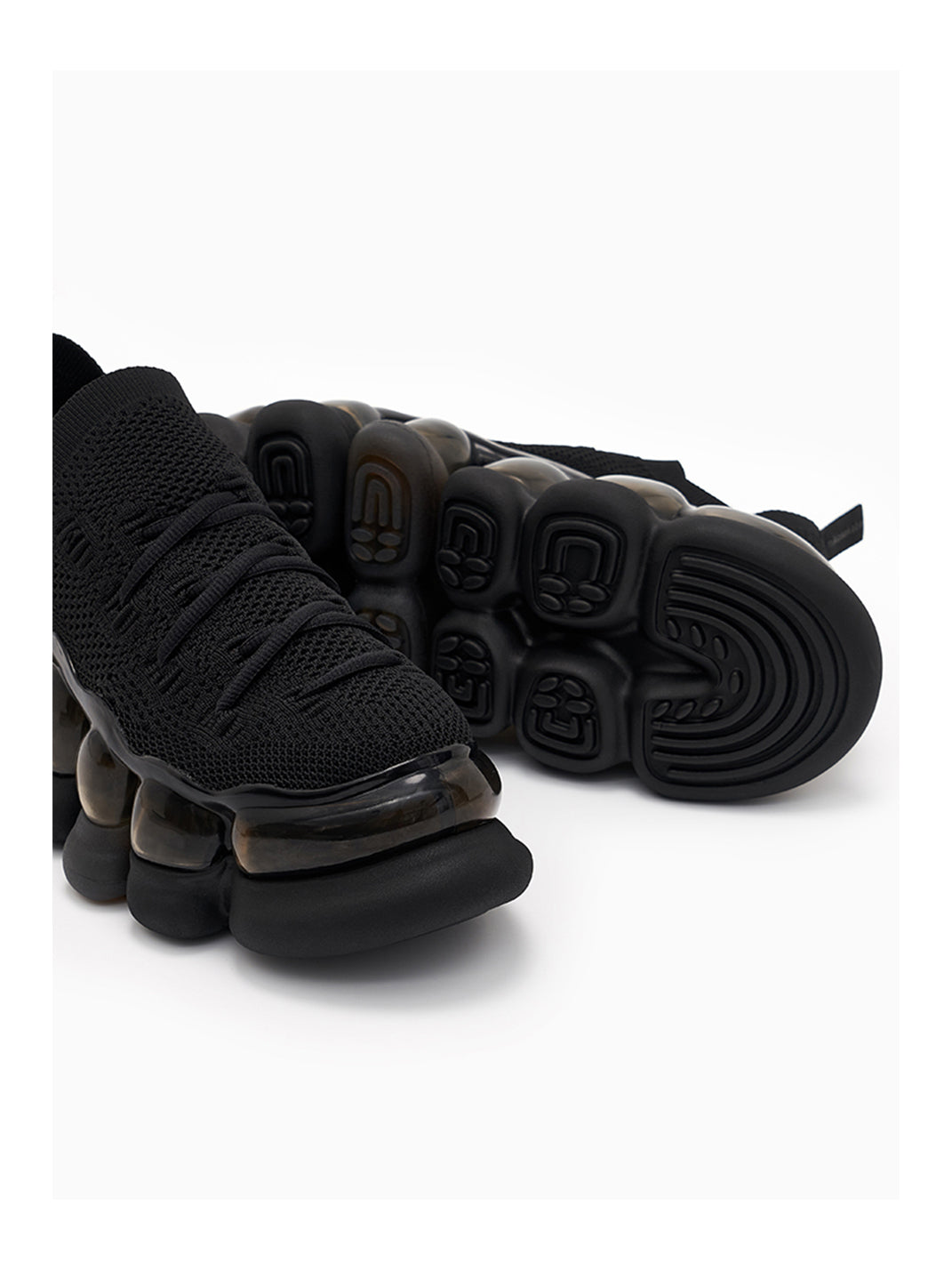 Breathable Mesh Slip-On Platform Sneakers-Black - PSYLOS 1, Breathable Mesh Slip-On Platform Sneakers-Black, Mary Jane shoes, MIKIOSAKABE, PSYLOS 1