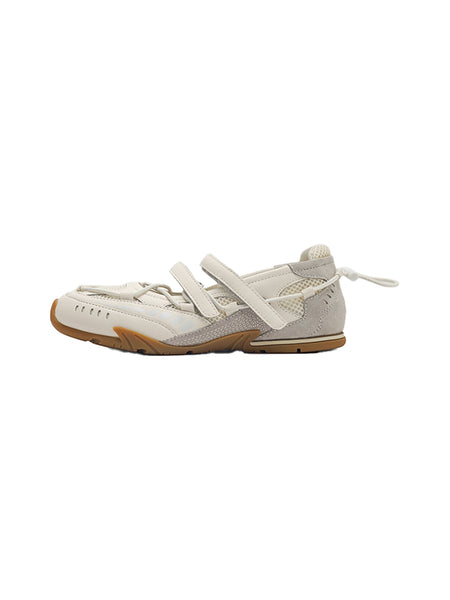 UNCLEWEN | Hybrid "Speed Ballet" Quick Lace Trainer-Beige - PSYLOS 1, UNCLEWEN | Hybrid "Speed Ballet" Quick Lace Trainer-Beige, Retro Trainers, UNCLEWEN, PSYLOS 1