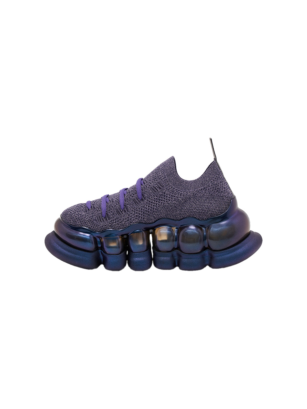 Breathable Mesh Slip-On Platform Sneakers-Purple - PSYLOS 1, Breathable Mesh Slip-On Platform Sneakers-Purple, Athleisure shoes, MIKIOSAKABE, PSYLOS 1