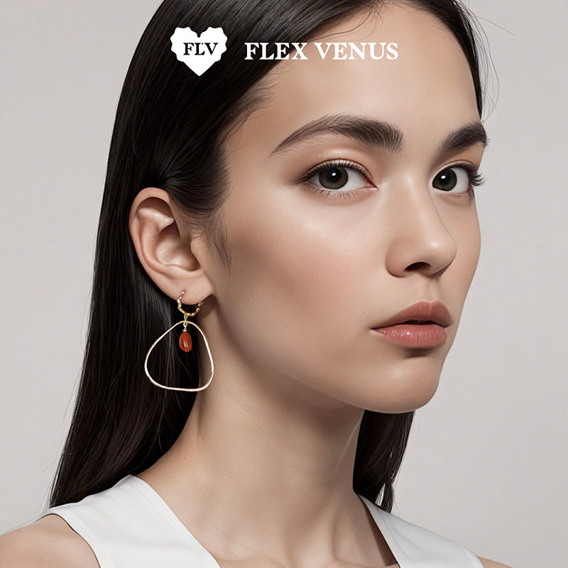 FLV Rabbit Charm Drop Earrings