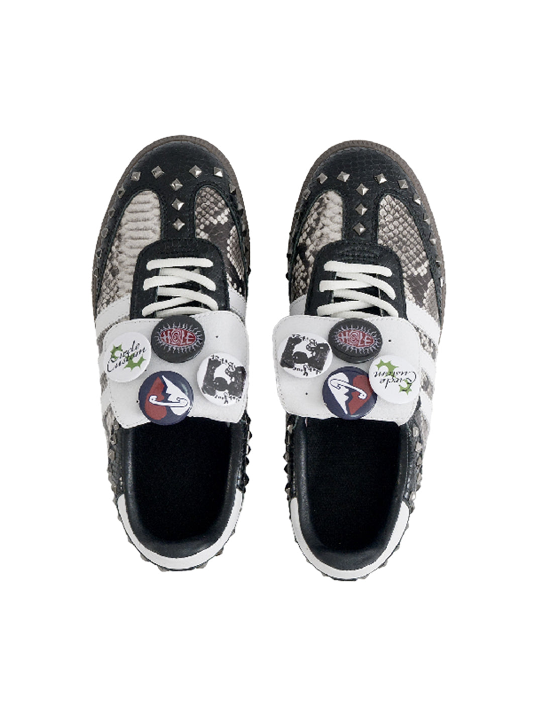 CIRCLECUSTOM丨 The year of snake samba remake shoes - PSYLOS 1, CIRCLECUSTOM丨 The year of snake samba remake shoes, Canvas Sneakers, CIRCLECUSTOM, PSYLOS 1