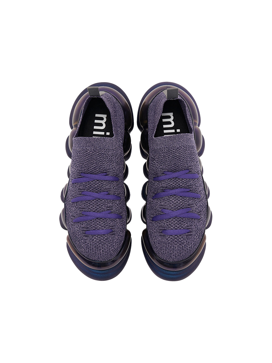 Breathable Mesh Slip-On Platform Sneakers-Purple - PSYLOS 1, Breathable Mesh Slip-On Platform Sneakers-Purple, Athleisure shoes, MIKIOSAKABE, PSYLOS 1
