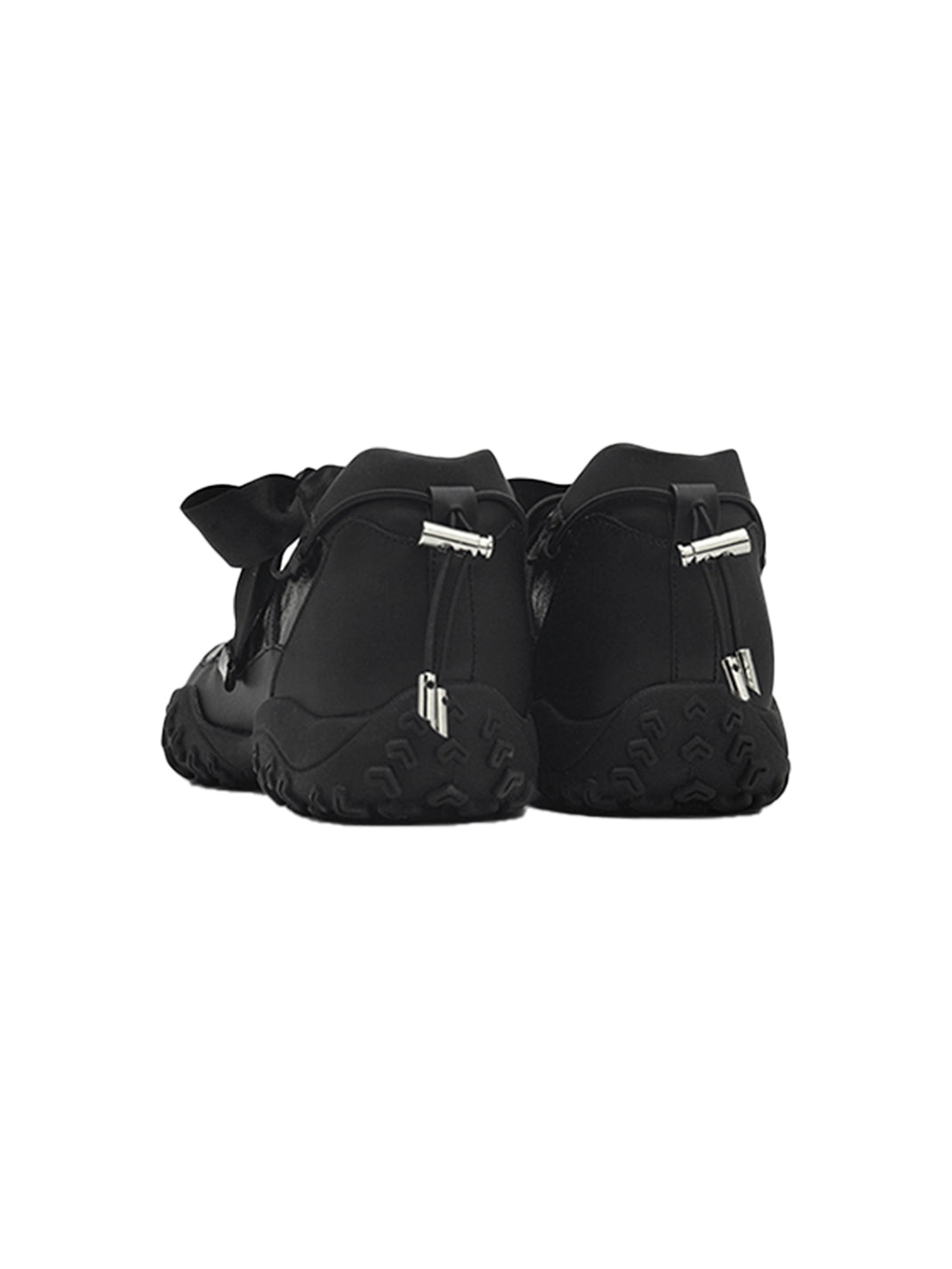 UNCLEWEN | Quick Lace Ribbon Ballet Trainer With Removable Insole-Black - PSYLOS 1, UNCLEWEN | Quick Lace Ribbon Ballet Trainer With Removable Insole-Black, Retro Trainers, UNCLEWEN, PSYLOS 1