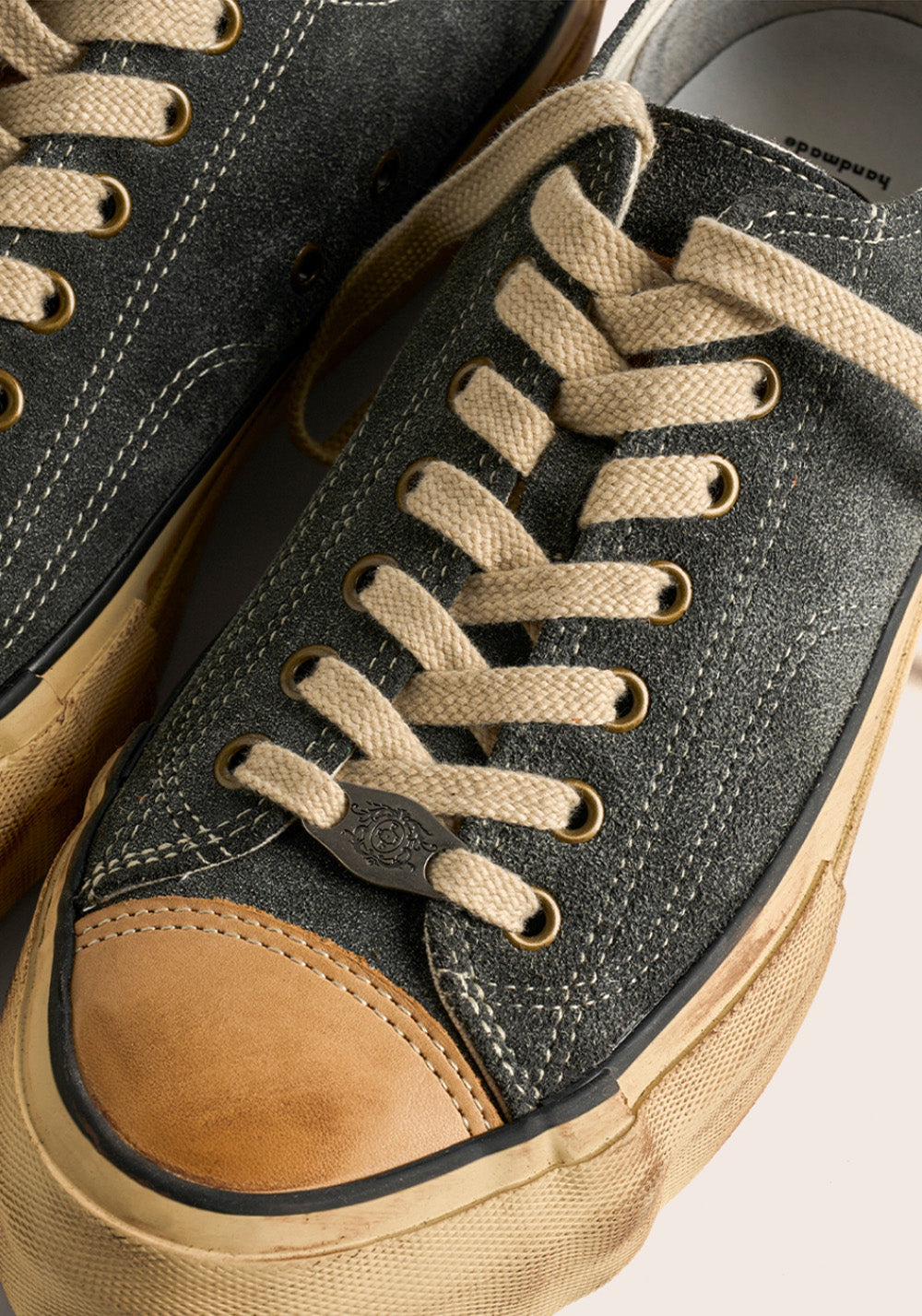 PIPG丨Washed Suede Canvas Sneakers （Gray） - PSYLOS 1, PIPG丨Washed Suede Canvas Sneakers （Gray）, Canvas Sneakers, PIPG, PSYLOS 1