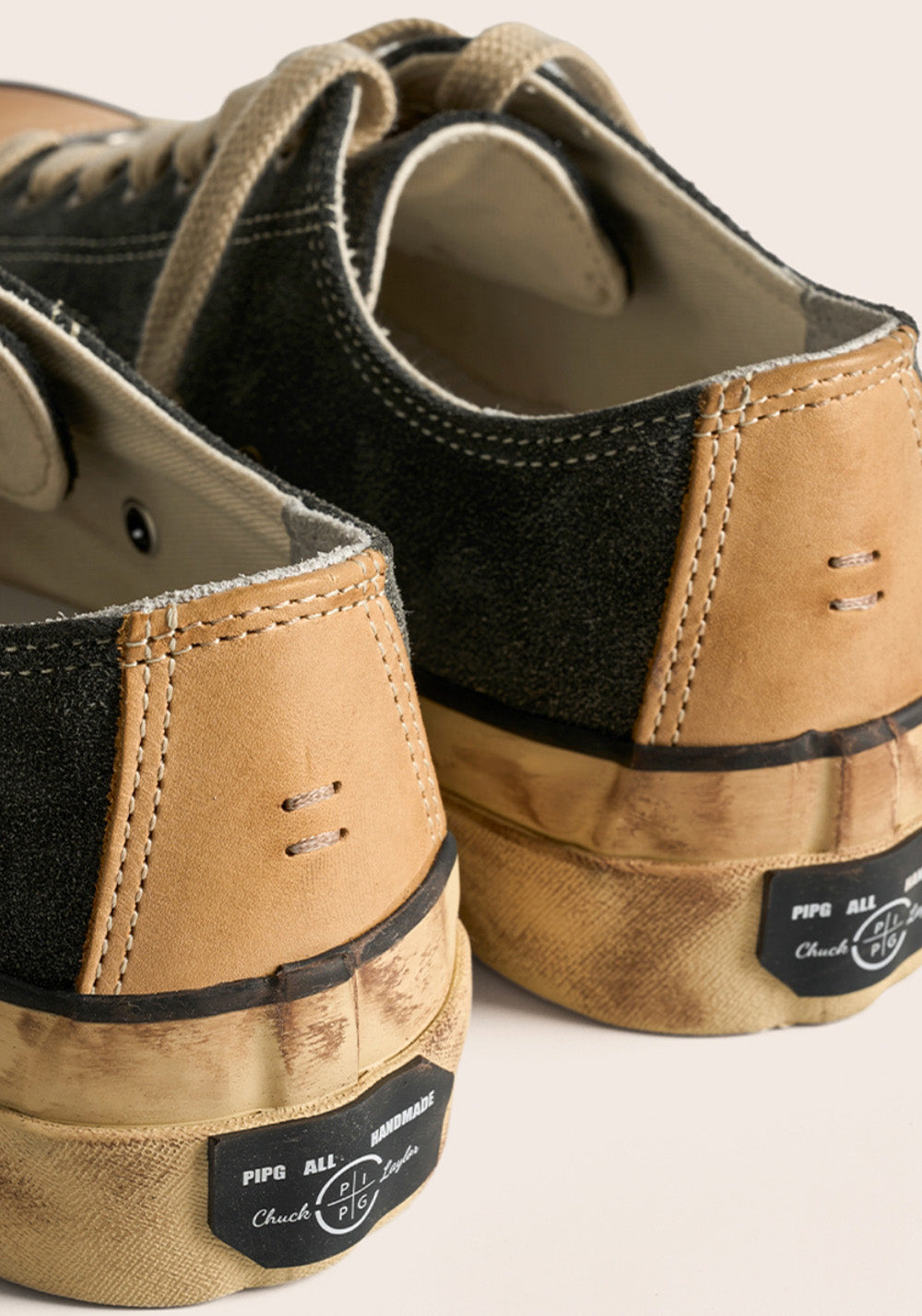 PIPG丨Washed Suede Canvas Sneakers （Gray） - PSYLOS 1, PIPG丨Washed Suede Canvas Sneakers （Gray）, Canvas Sneakers, PIPG, PSYLOS 1