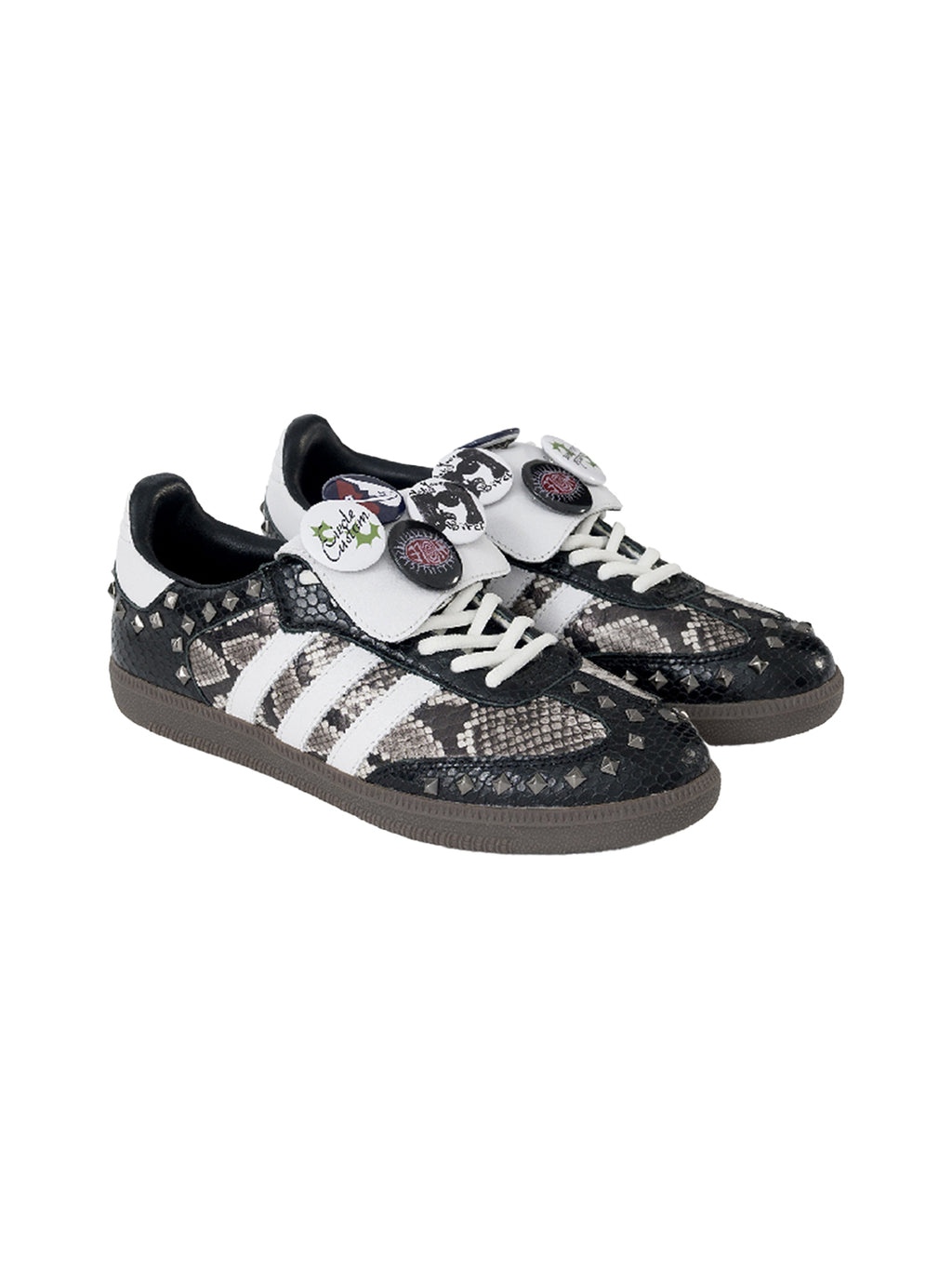 CIRCLECUSTOM丨 The year of snake samba remake shoes - PSYLOS 1, CIRCLECUSTOM丨 The year of snake samba remake shoes, Canvas Sneakers, CIRCLECUSTOM, PSYLOS 1