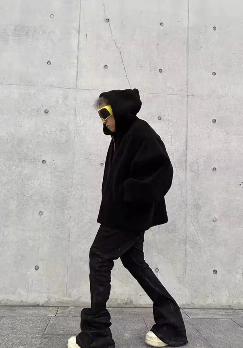 Disark│Long Shearling Hooded Coat (Long Fur) - PSYLOS 1, Disark│Long Shearling Hooded Coat (Long Fur), Coat, Disark, PSYLOS 1