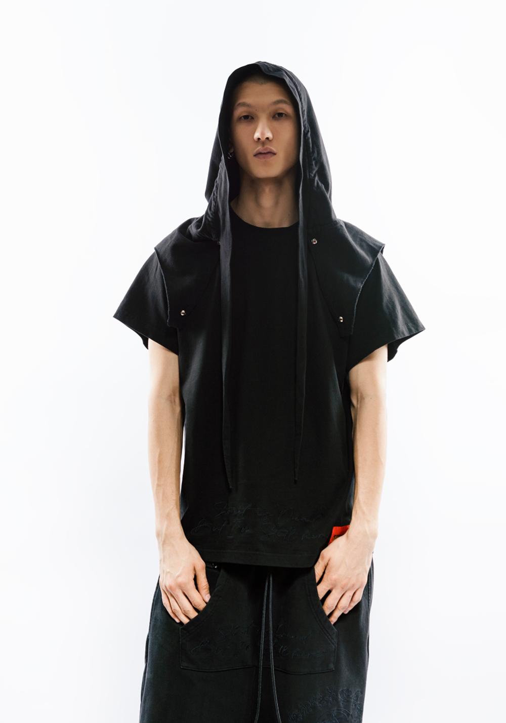 FVVO丨"Street Is Dead" Monochrome Tracksuit-Black TEE - PSYLOS 1, FVVO丨"Street Is Dead" Monochrome Tracksuit-Black TEE, T-Shirt, FVVO&ROCKSTA•JAPAN, PSYLOS 1