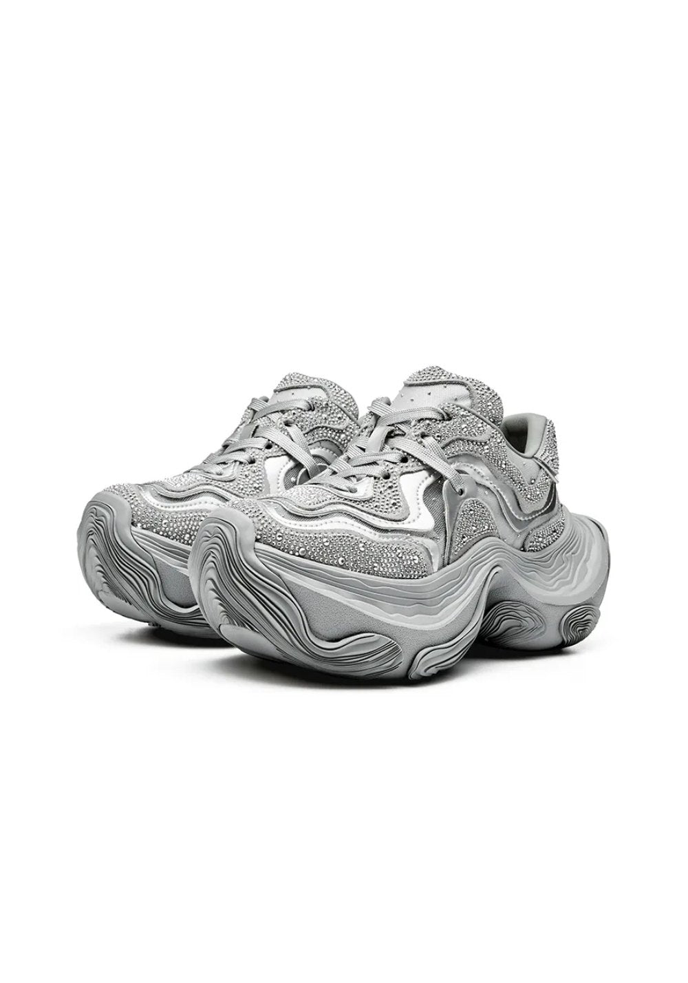 XMZY | Starlight Goddess Platforms-Gray - PSYLOS 1, XMZY | Starlight Goddess Platforms-Gray, Chunky Sneakers, XMZY•JAPAN, PSYLOS 1