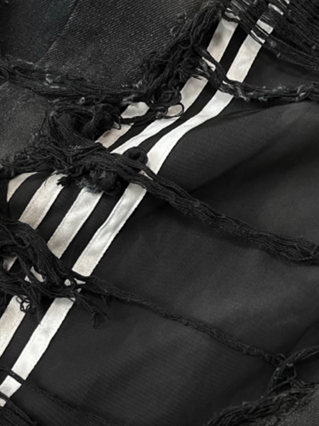 GOJOYJINNI丨Dual Waist Distressed Baggy Jeans - PSYLOS 1, GOJOYJINNI丨Dual Waist Distressed Baggy Jeans, Jeans, GOJOYJINNI, PSYLOS 1