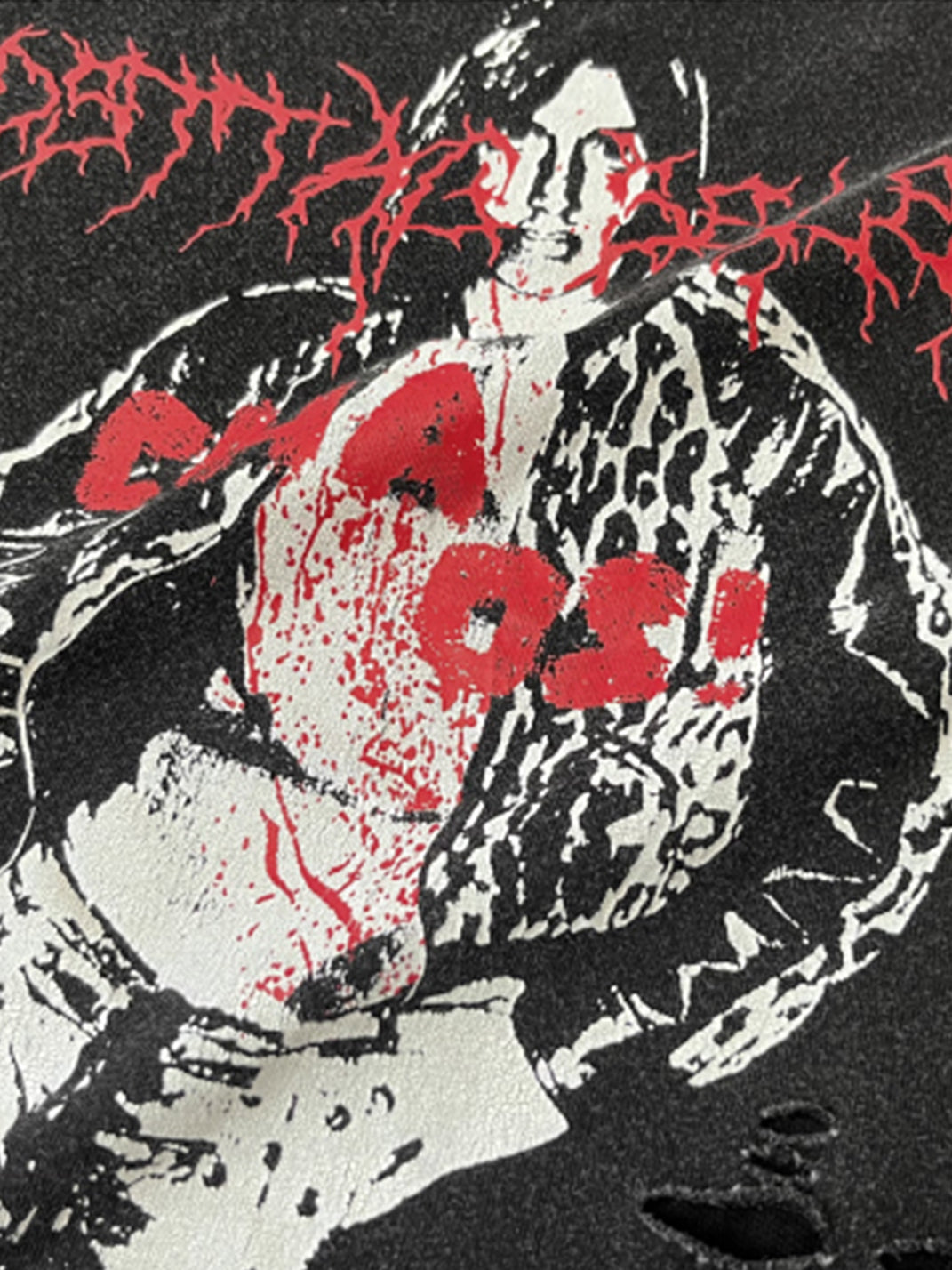 GOJOYJINNI丨Washed Portrait Print Vintage T-Shirt - PSYLOS 1, GOJOYJINNI丨Washed Portrait Print Vintage T-Shirt, T-Shirt, GOJOYJINNI, PSYLOS 1