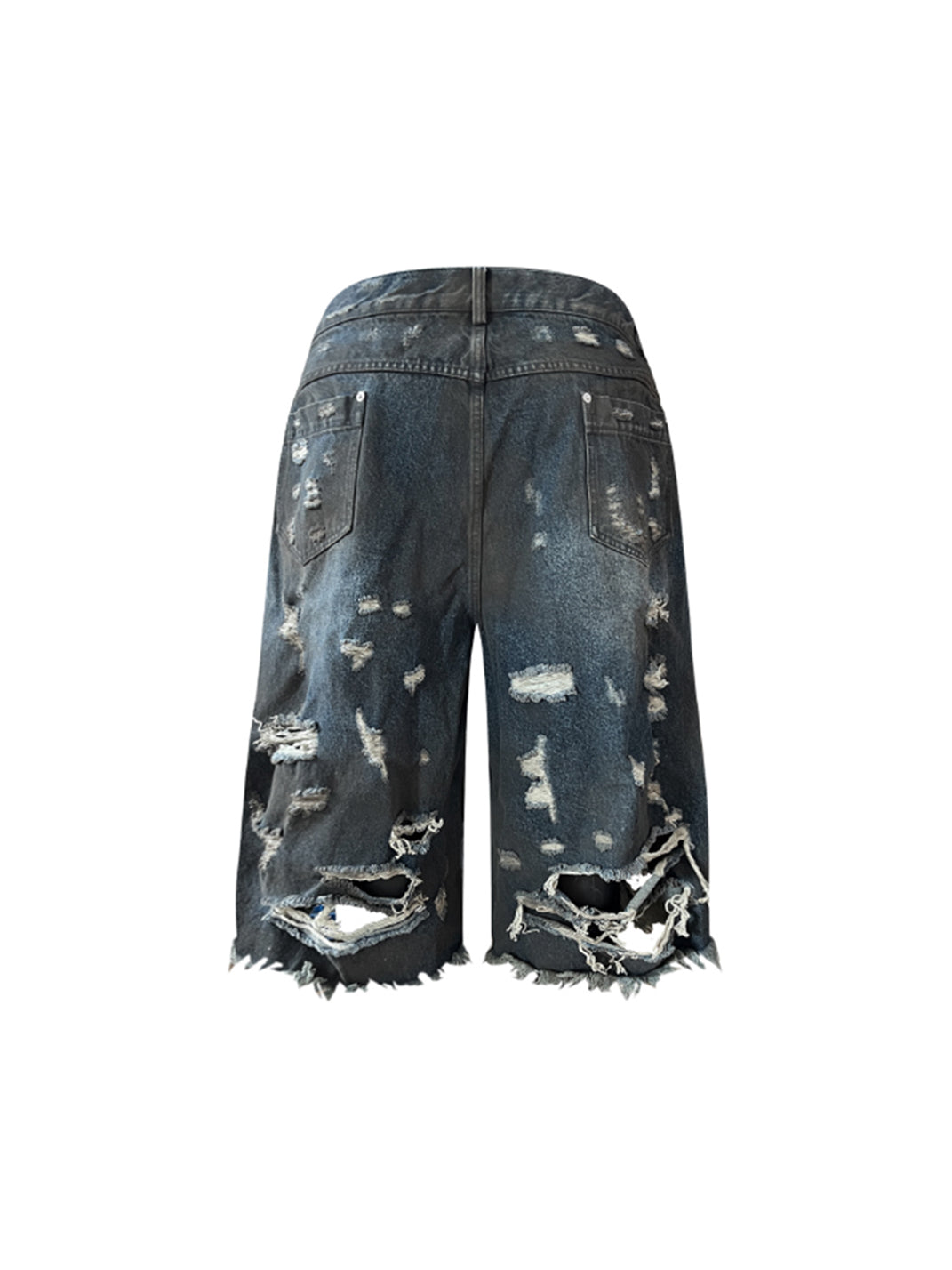 GOJOYJINNI | Washed Pleated Distressed Cropped Jeans - PSYLOS 1, GOJOYJINNI | Washed Pleated Distressed Cropped Jeans, Jeans, GOJOYJINNI, PSYLOS 1