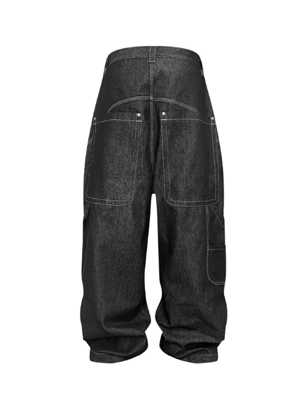 GOJOYJINNI | Large Pocket Straight Baggy Jeans - PSYLOS 1, GOJOYJINNI | Large Pocket Straight Baggy Jeans, Jeans, GOJOYJINNI, PSYLOS 1