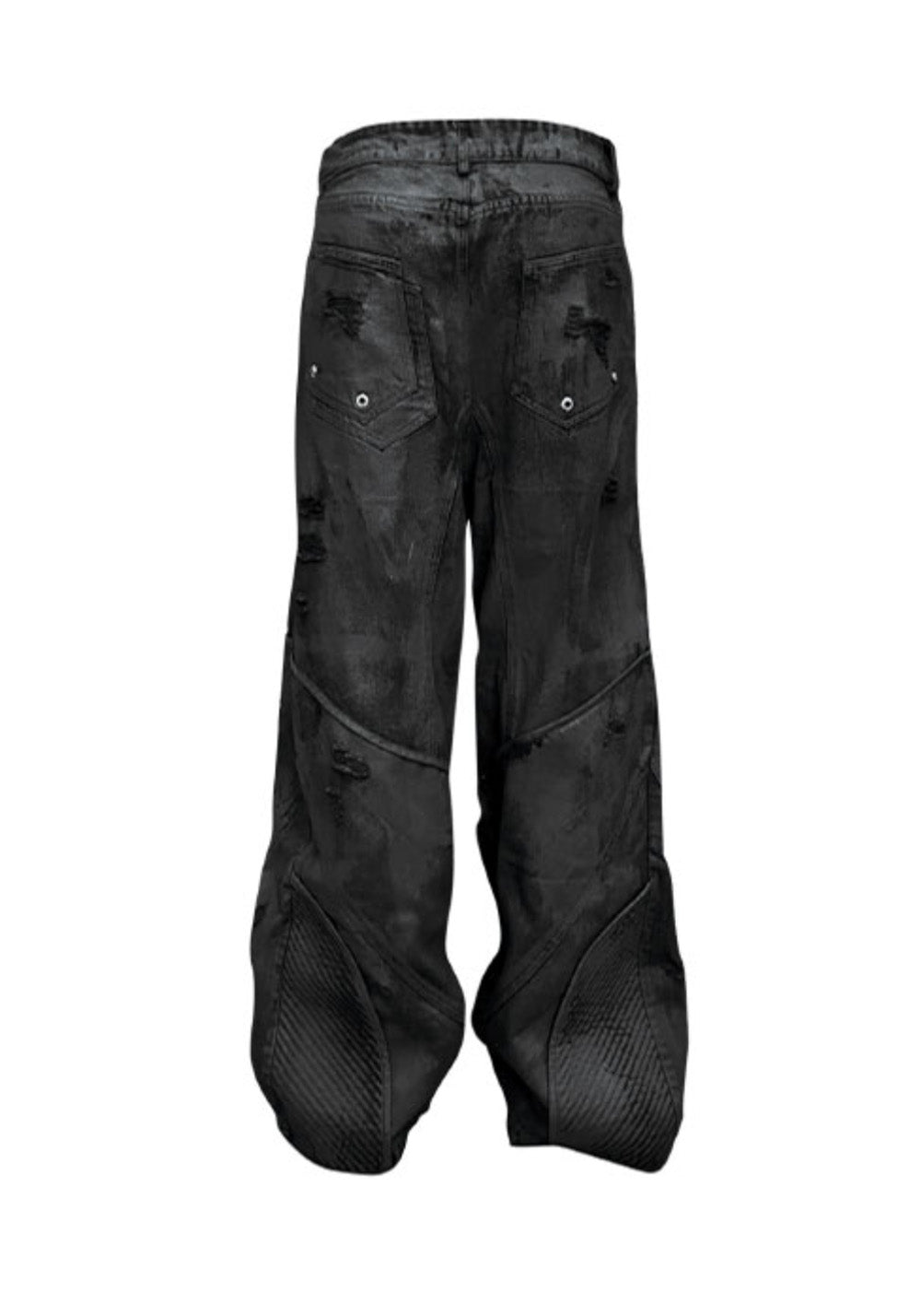 GOJOYJINNI丨Armor Patch Distressed Biker Jeans - PSYLOS 1, GOJOYJINNI丨Armor Patch Distressed Biker Jeans, Pants, GOJOYJINNI, PSYLOS 1